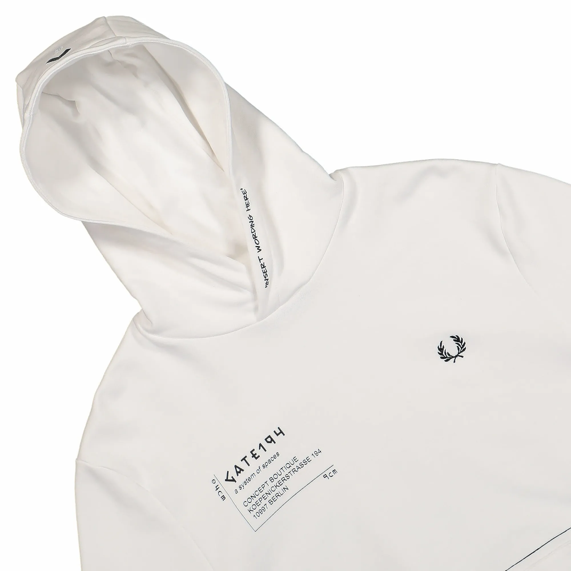 Sweatshirts & Hoodies^Fred Perry Printed Hooded Sweatshirt White