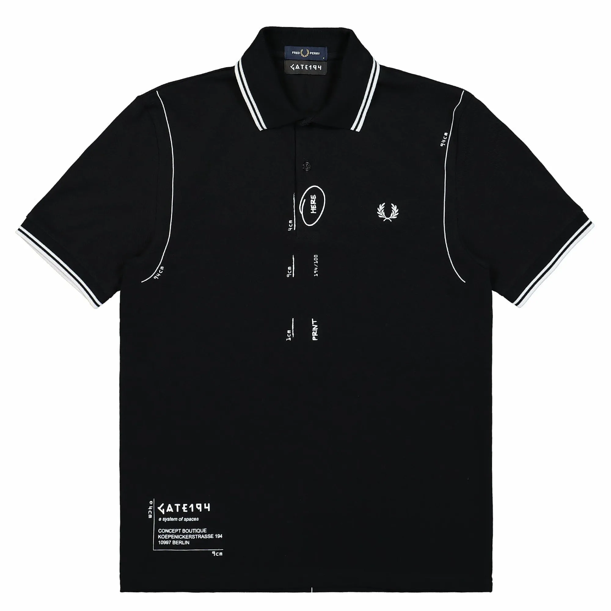 T-Shirts & Long Sleeves^Fred Perry Printed Shirt Black