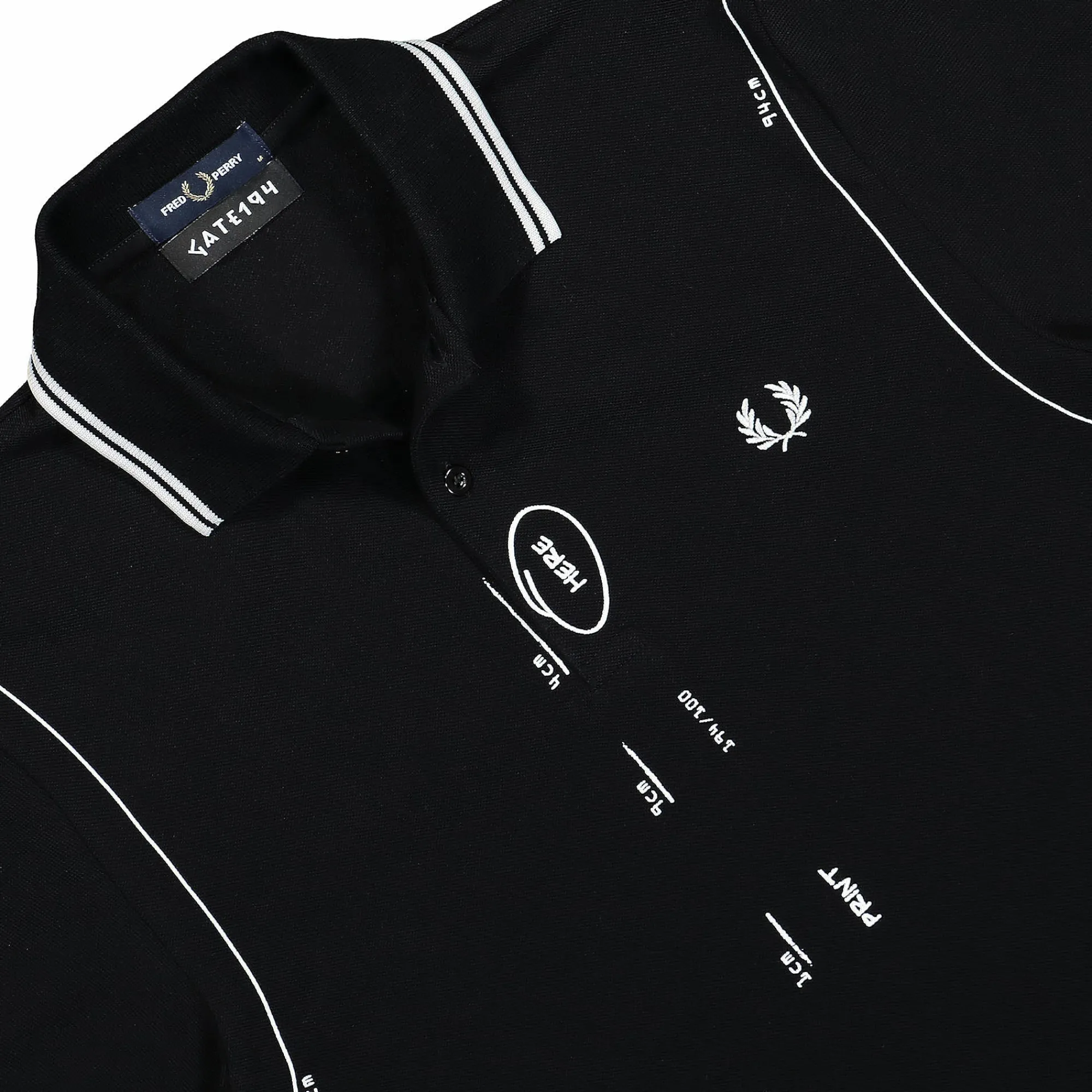 T-Shirts & Long Sleeves^Fred Perry Printed Shirt Black