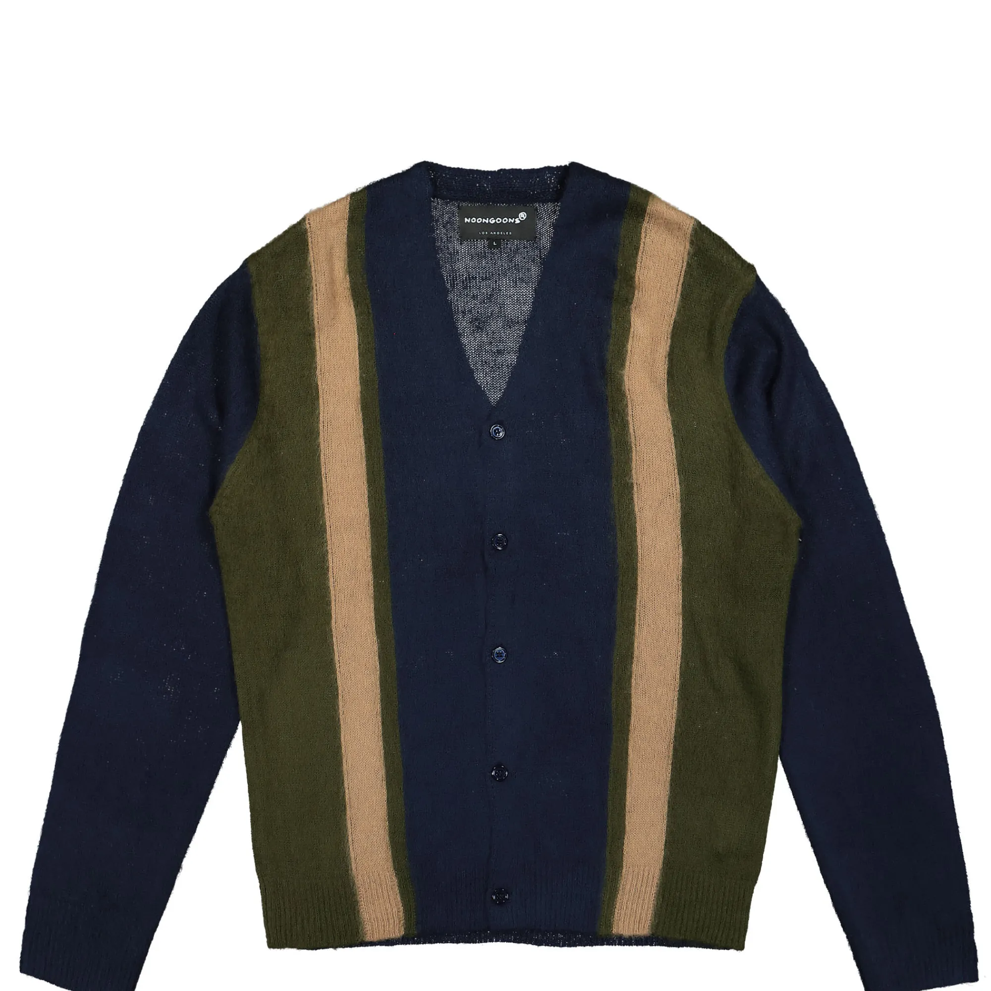 Sweatshirts & Hoodies^Noon Goons Recess Knit Cardigan Navy/Moss