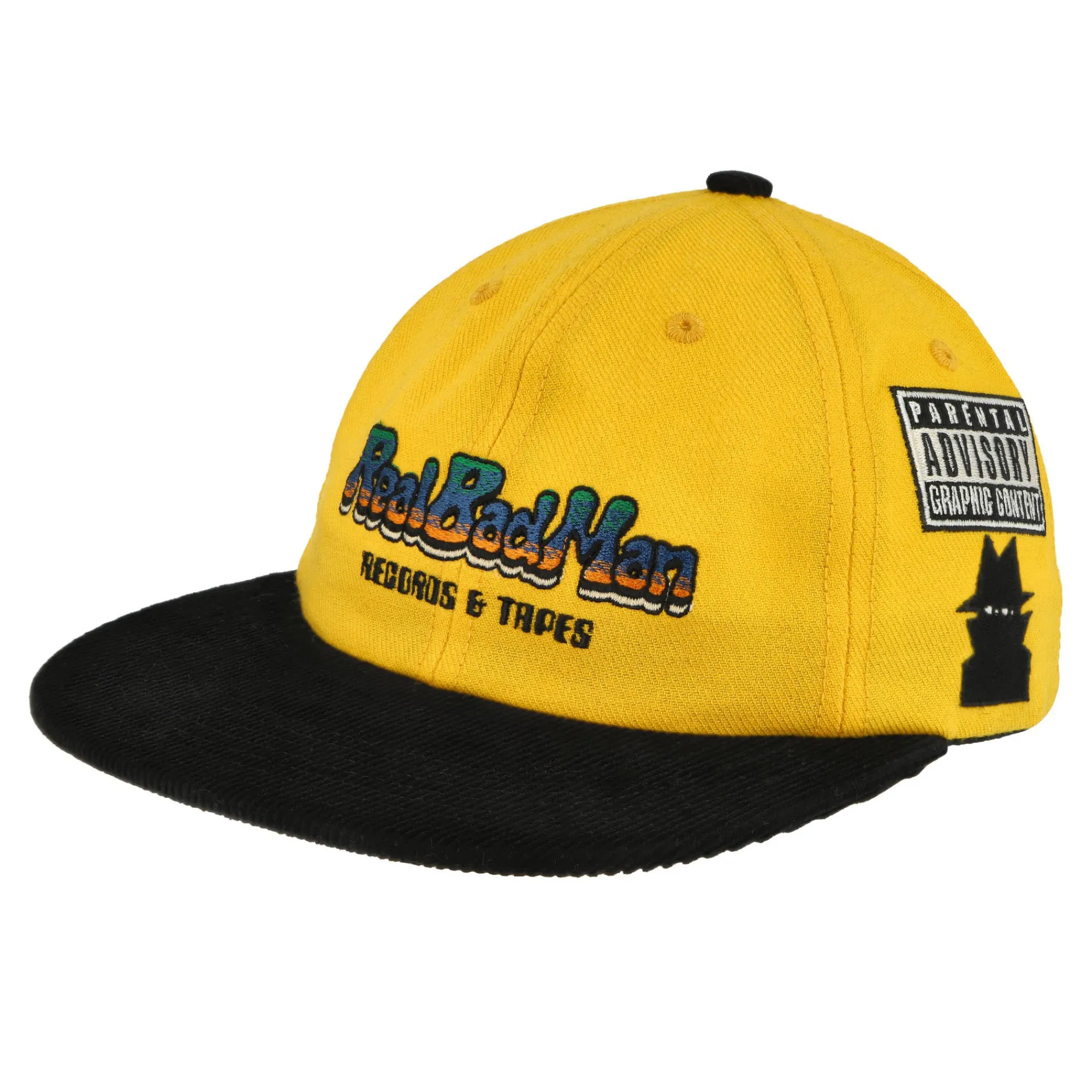 Caps, Hats & Beanies | Caps, Hats & Beanies^Real Bad Man Records & Tapes 6 Panel Cap Yellow