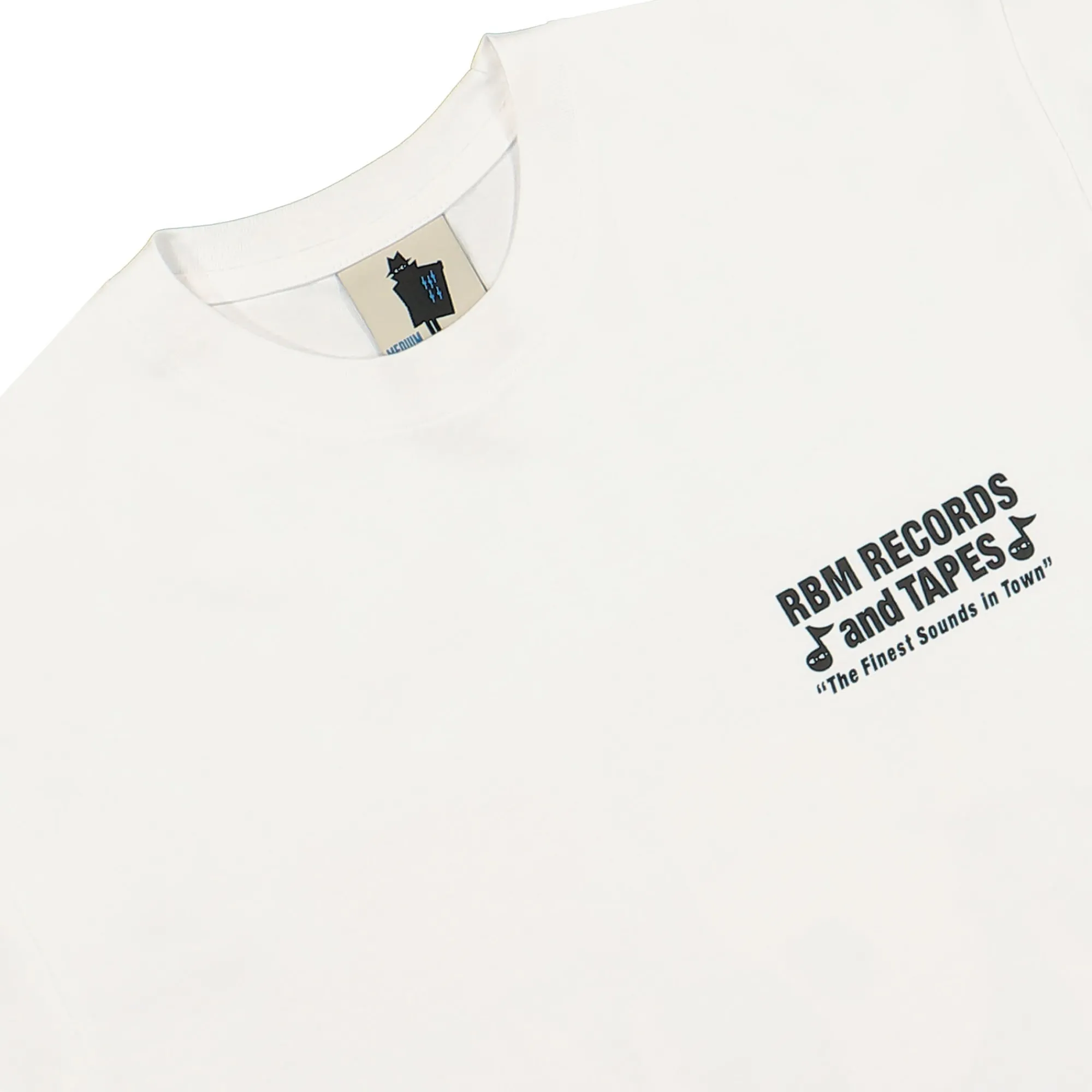 T-Shirts & Long Sleeves^Real Bad Man Records And Tapes LS Tee White