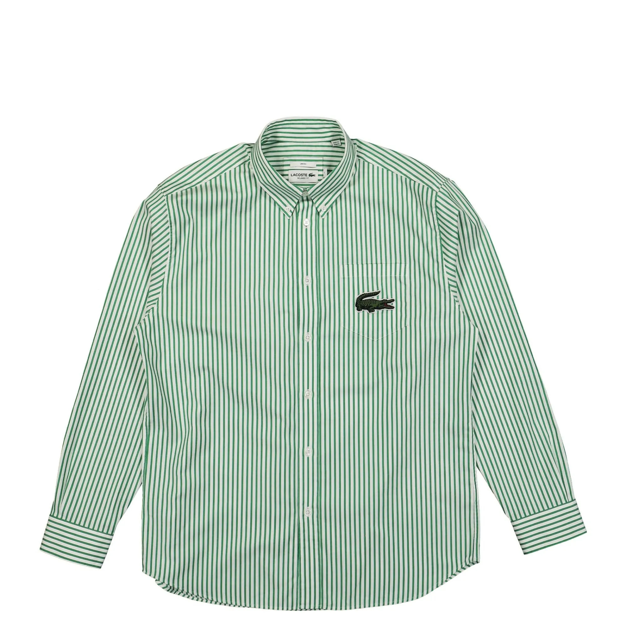 Shirts^Lacoste Relaxed Fit Shirt White/Green