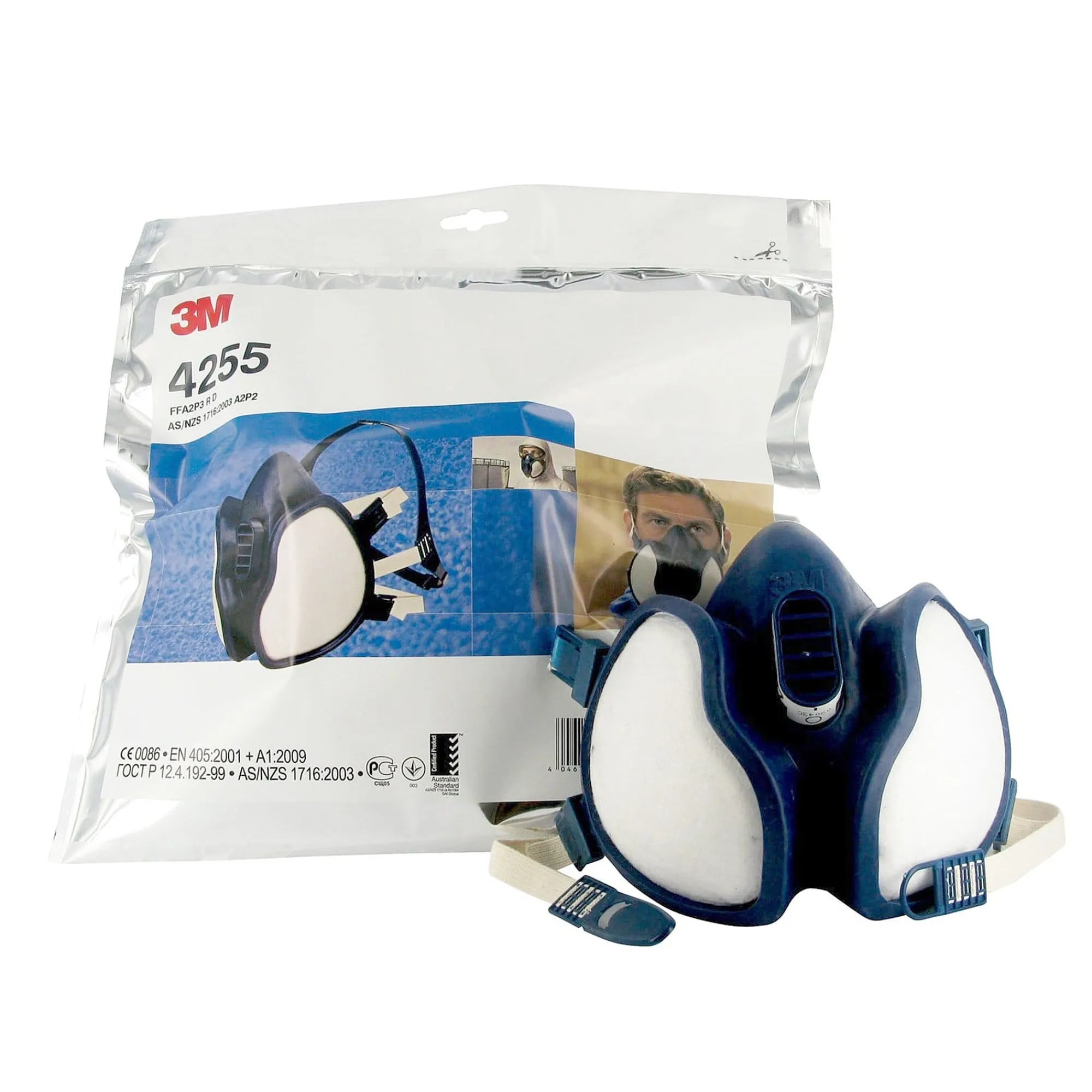 Protection^3M Respirator Mask 4255 A2-P2