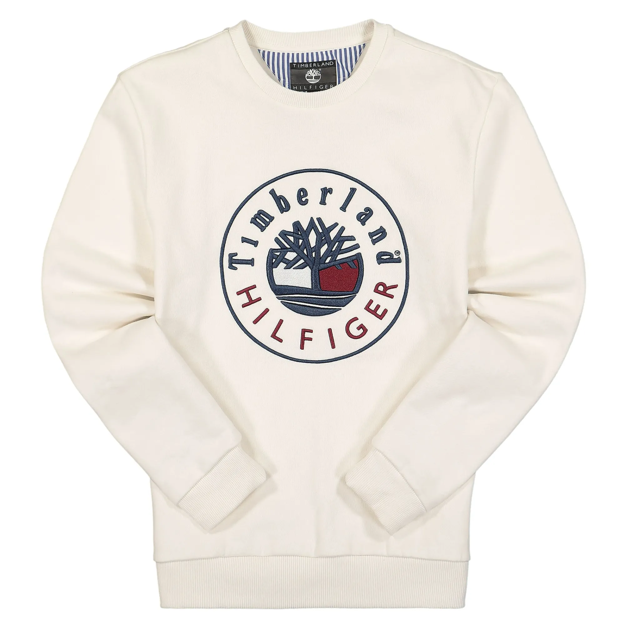 Sweatshirts & Hoodies^Timberland Ri Logo Crew Ivory