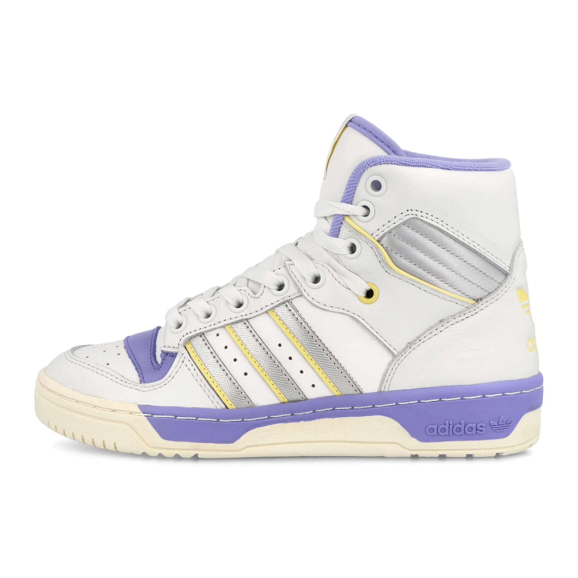 High Tops | Basketball & Court^adidas Rivalry Hi W CrystalWhite-SilverMetallic-ChalkWhite