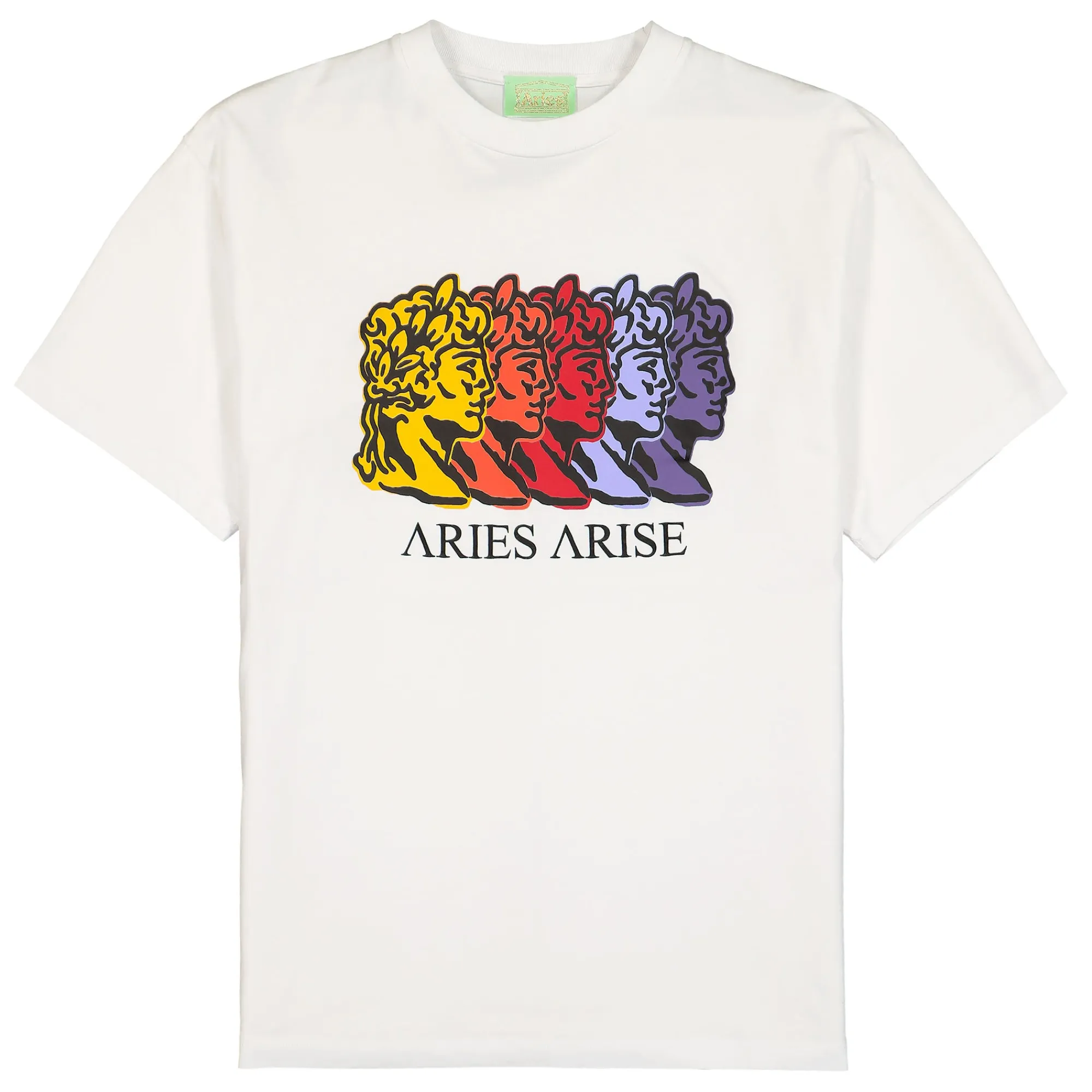 T-Shirts & Long Sleeves^Aries Roman Head SS Tee White