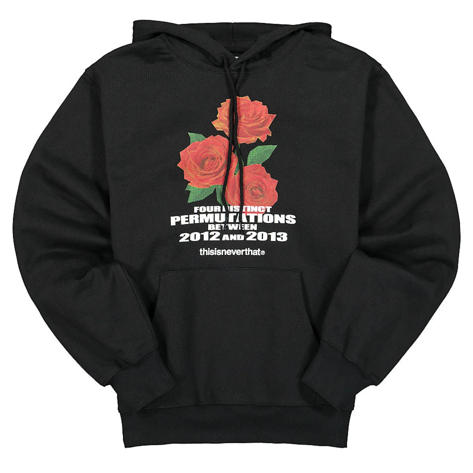 Sweatshirts & Hoodies^thisisneverthat Rose Hooded Sweatshirt Black