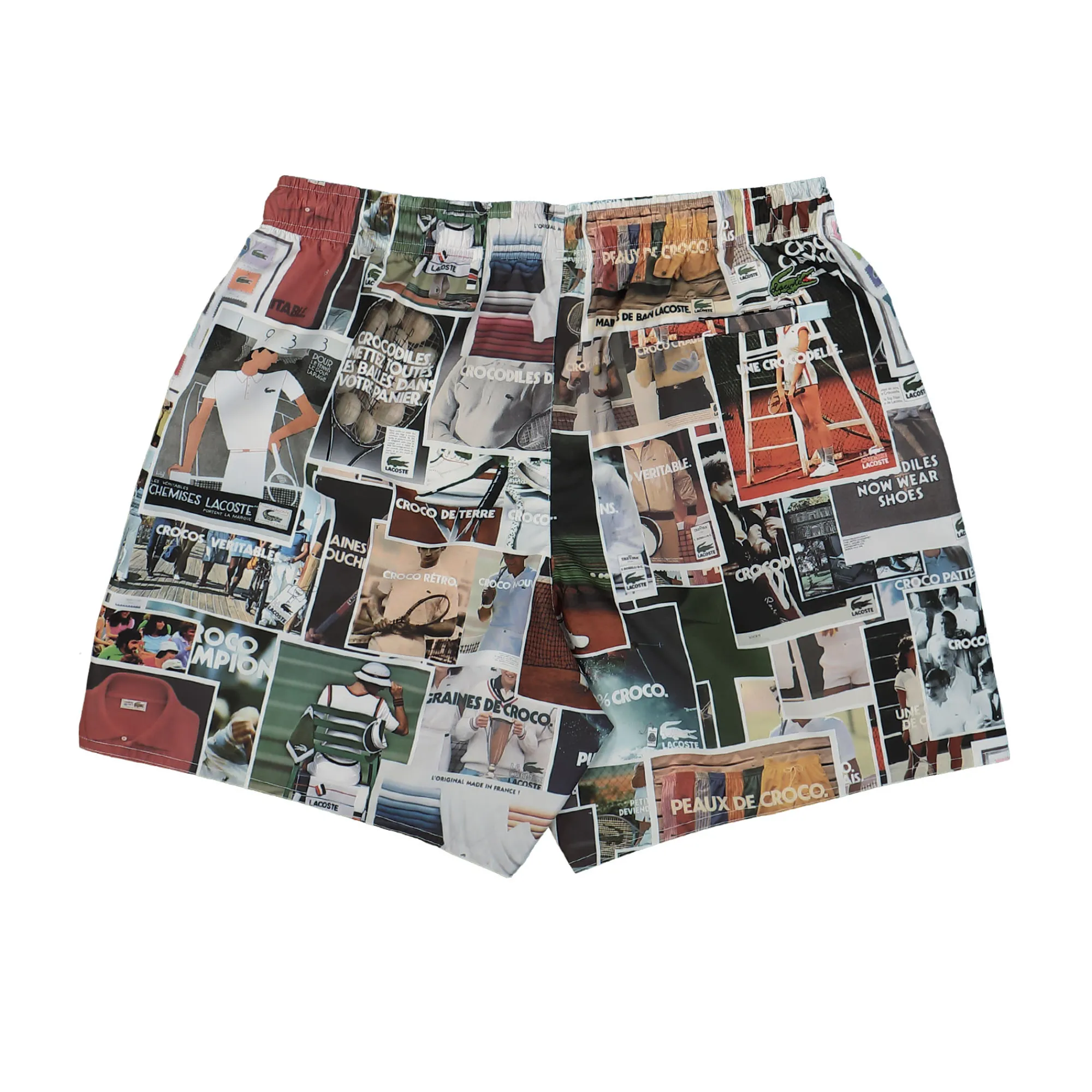 Socks & Underwear | Pants & Shorts^Lacoste 70's Print Swin Trunks Maroon