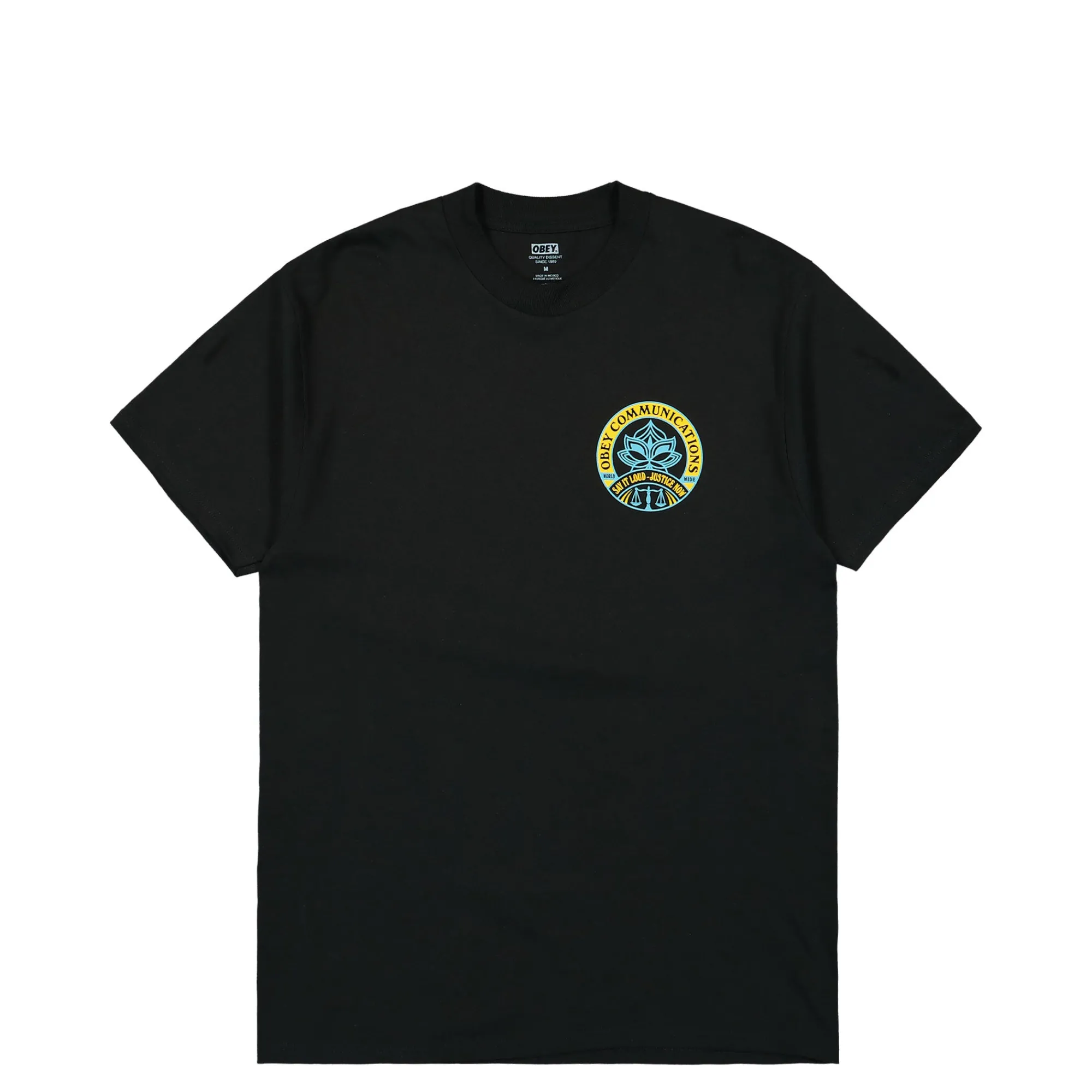 T-Shirts & Long Sleeves^Obey Say It Loud Lotus T-Shirt Black