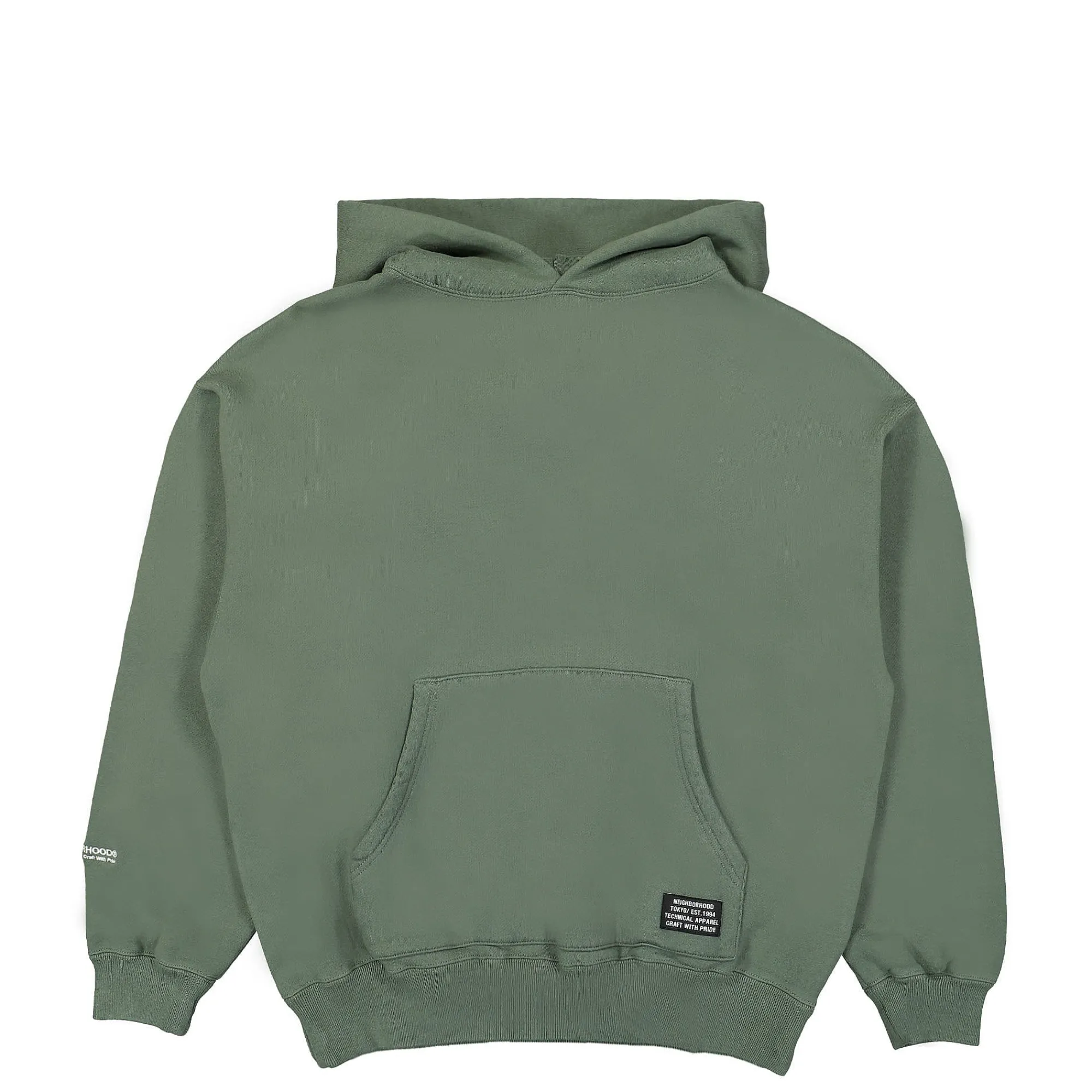 Sweatshirts & Hoodies^Neighborhood SD-S LS. CO Hooded Sweatshirt Green