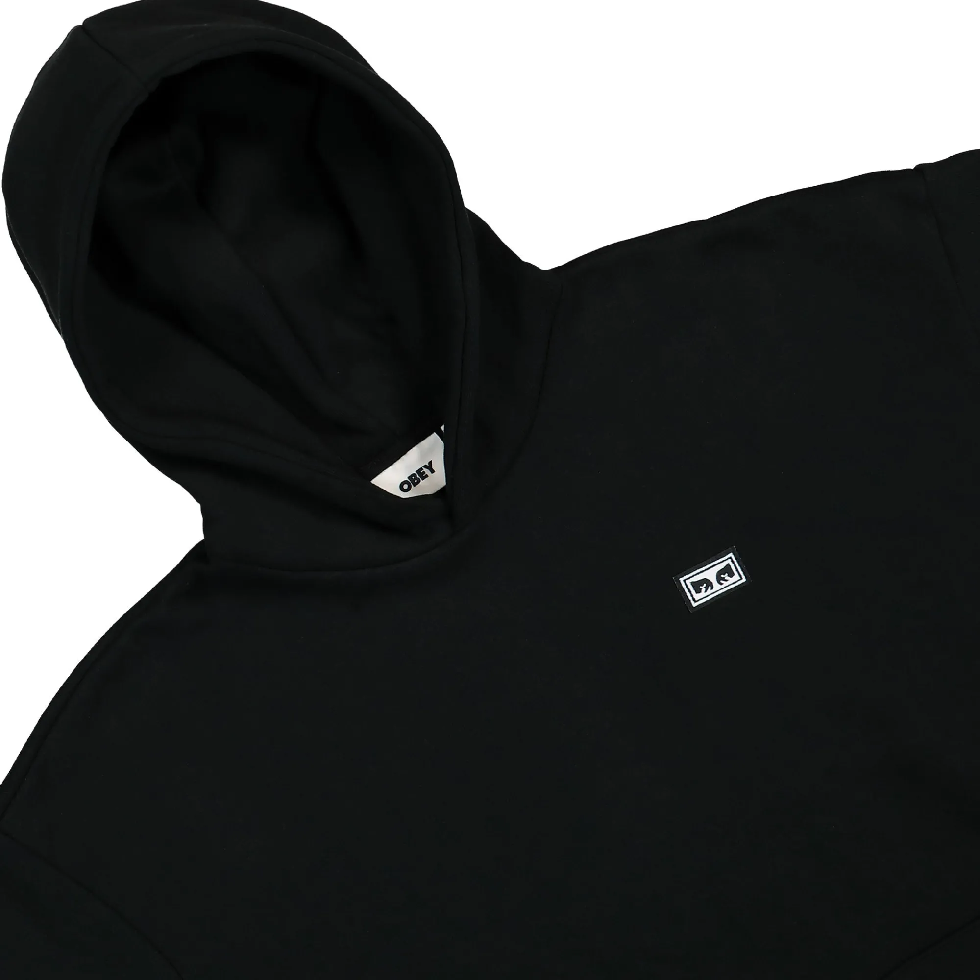 Sweatshirts & Hoodies^Obey Services Extra Heavy Hood Black