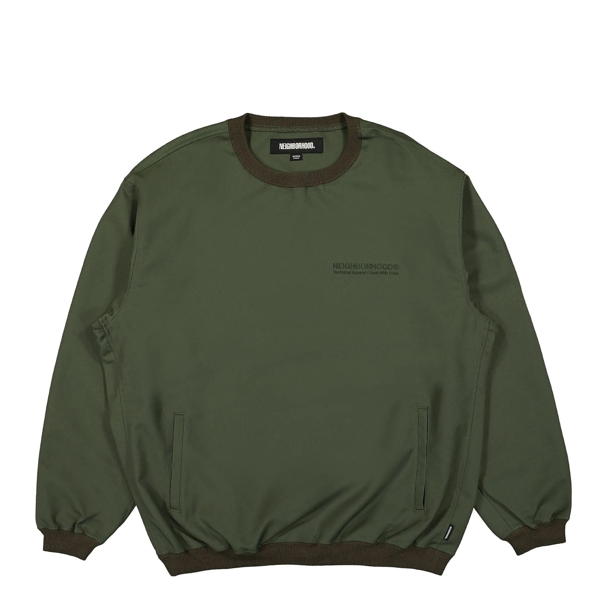 Sweatshirts & Hoodies^Neighborhood SH LS. EC Pullover OliveDrab