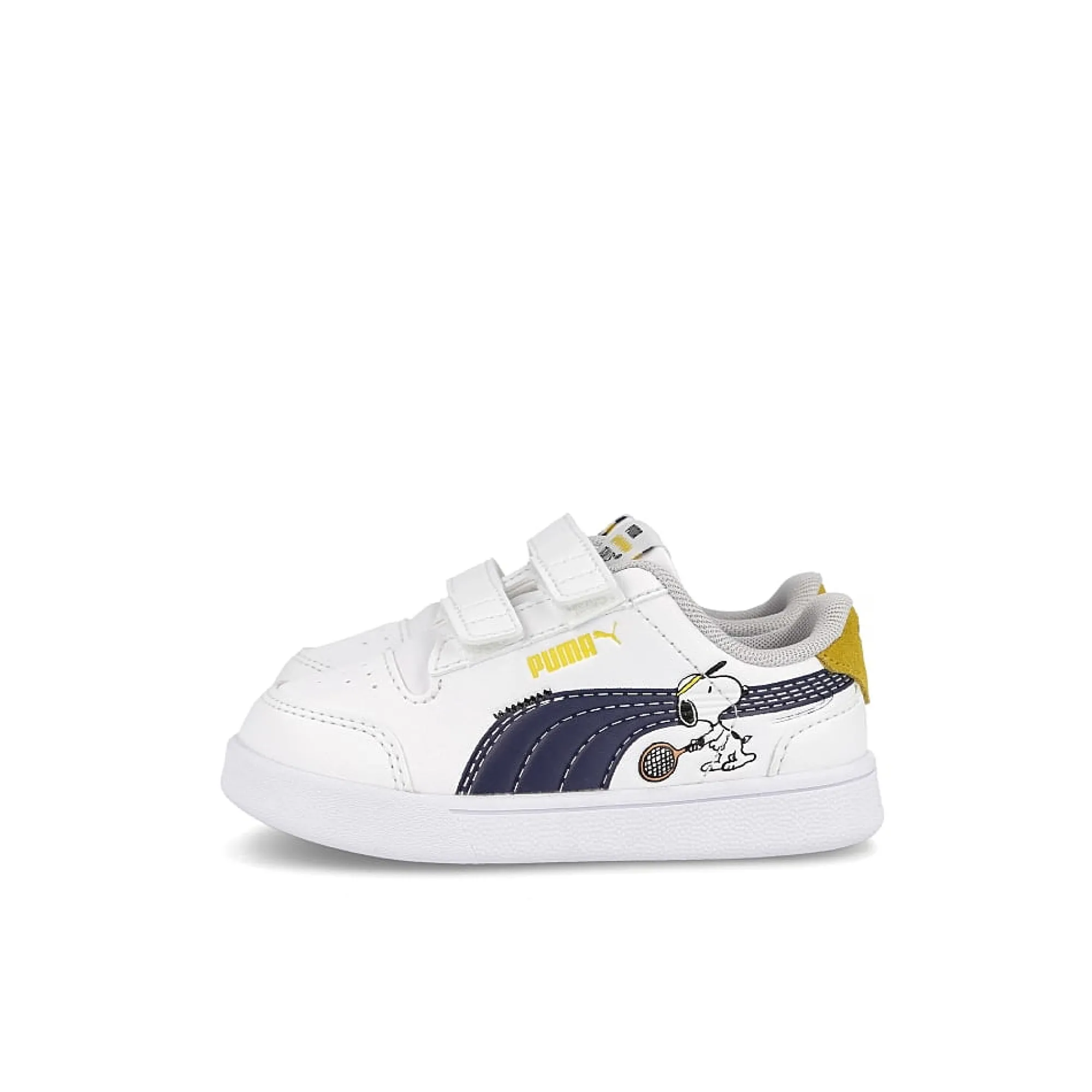 Infants | Low Tops^Puma Shuffle V Infants PumaWhite-PumaBlack-Maize