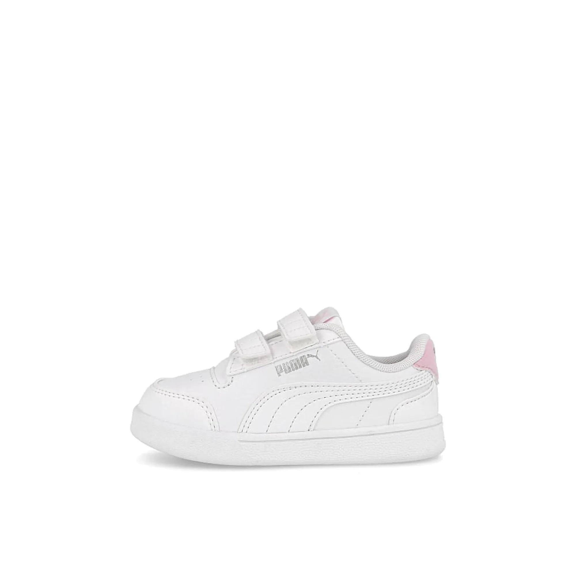 Infants | Low Tops^Puma shuffle v infants PumaWhite-WhitePinkLady