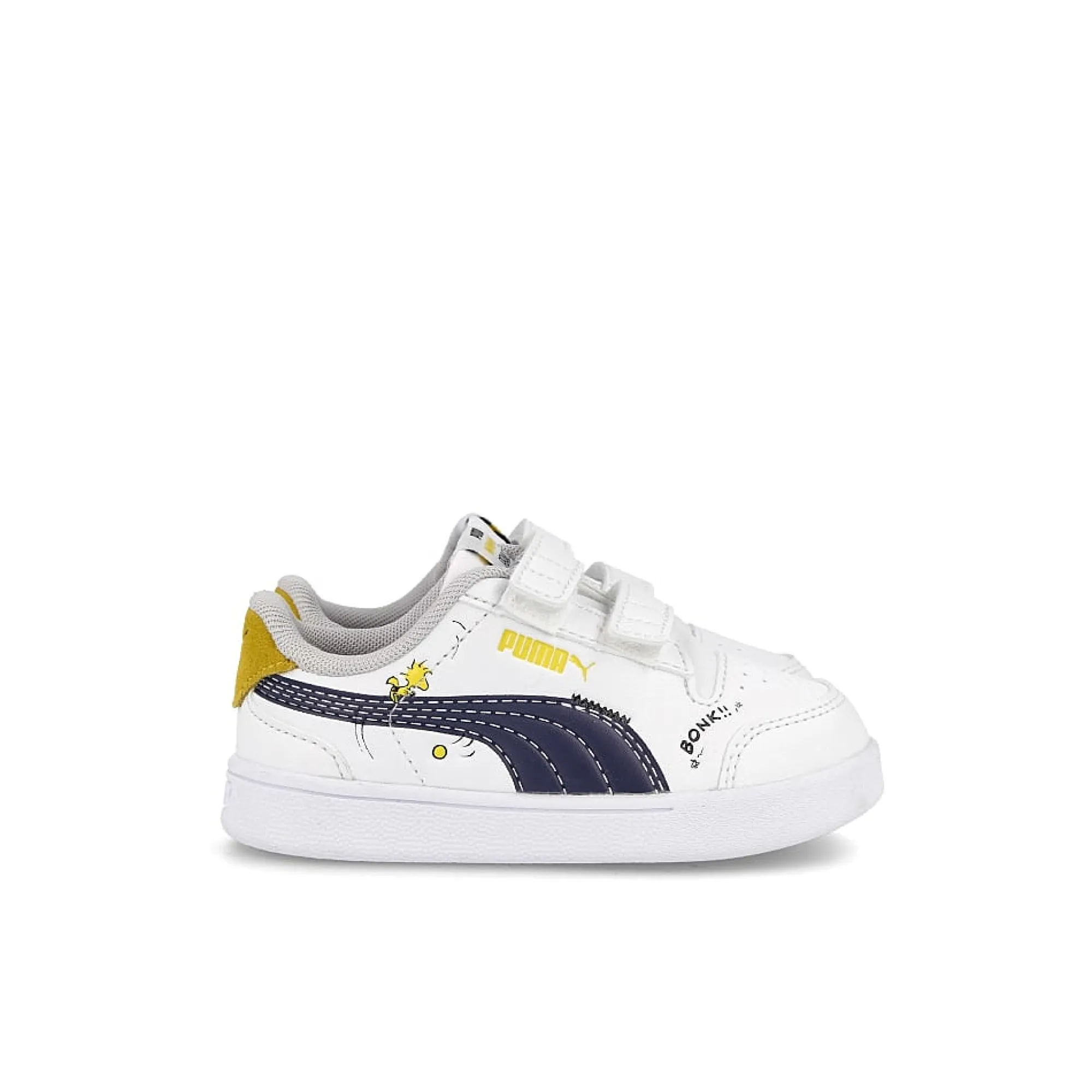 Infants | Low Tops^Puma Shuffle V Infants PumaWhite-PumaBlack-Maize