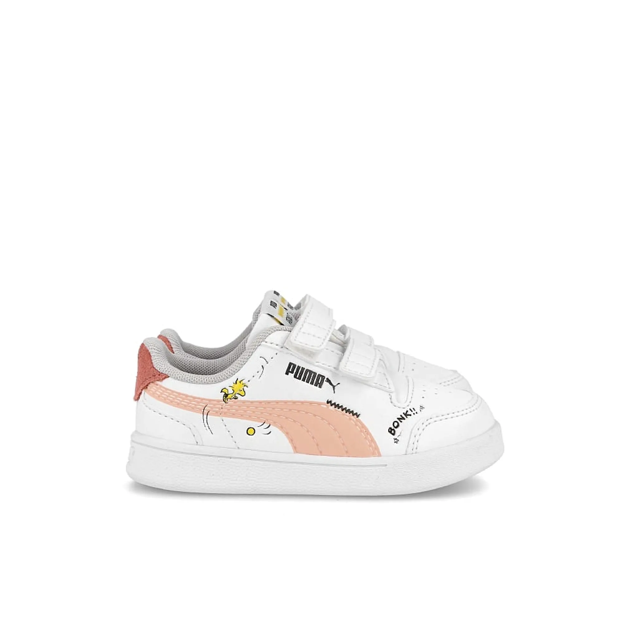 Infants | Low Tops^Puma Shuffle V Infants PumaWhite-AptricotBlush-SunKisse