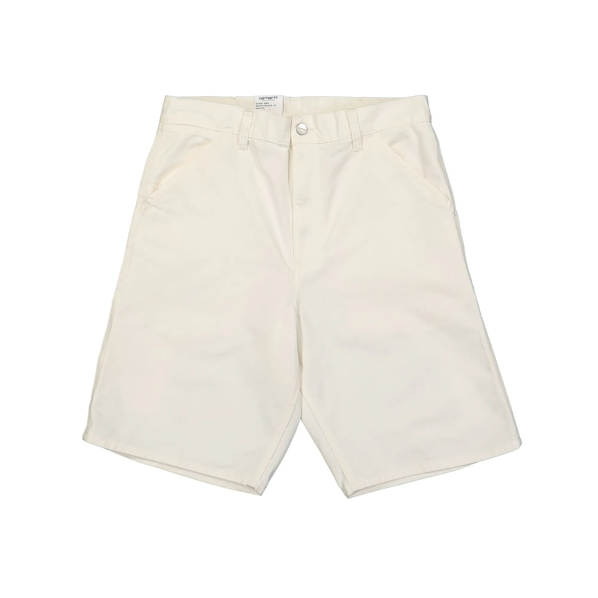 Pants & Shorts^Carhartt WIP Single Knee Short Newcomb Off-WhiteRinsed