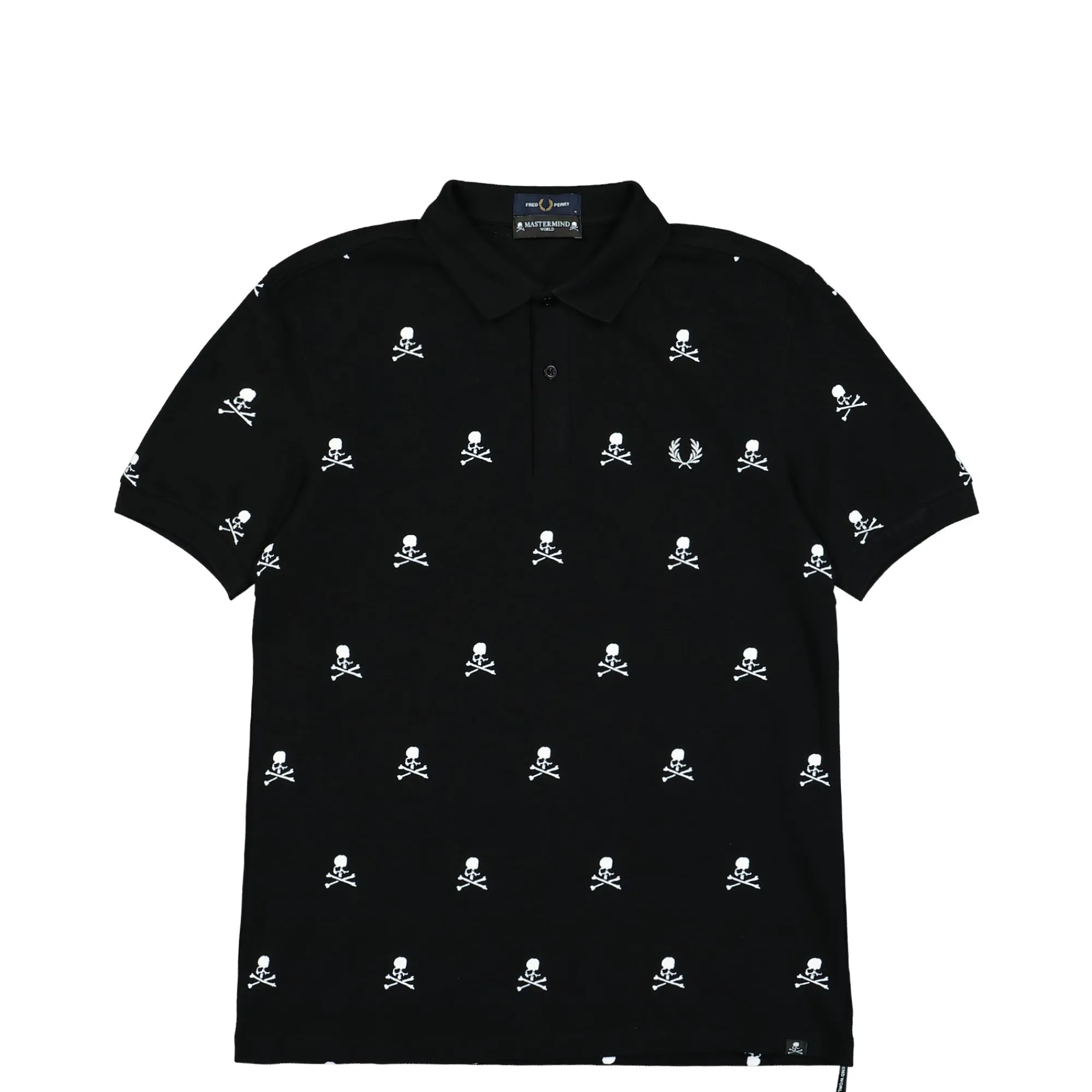 T-Shirts & Long Sleeves^Fred Perry Skull Polo Shirt Black