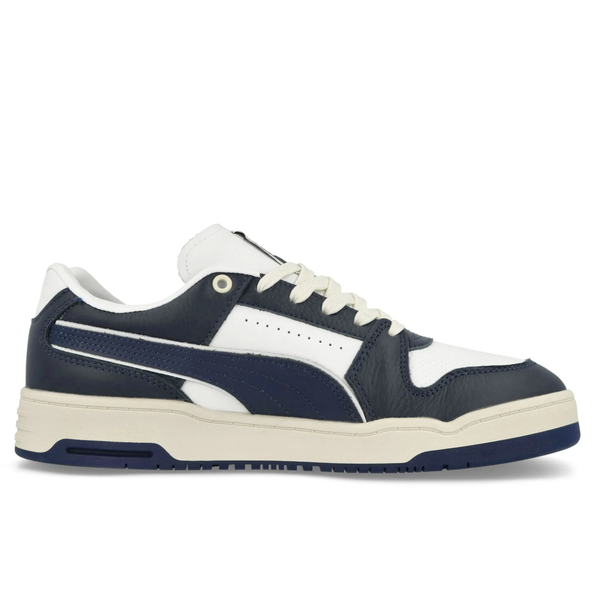 Low Tops^Puma Slipstream Lo Vintage PumaWhite-NewNavy