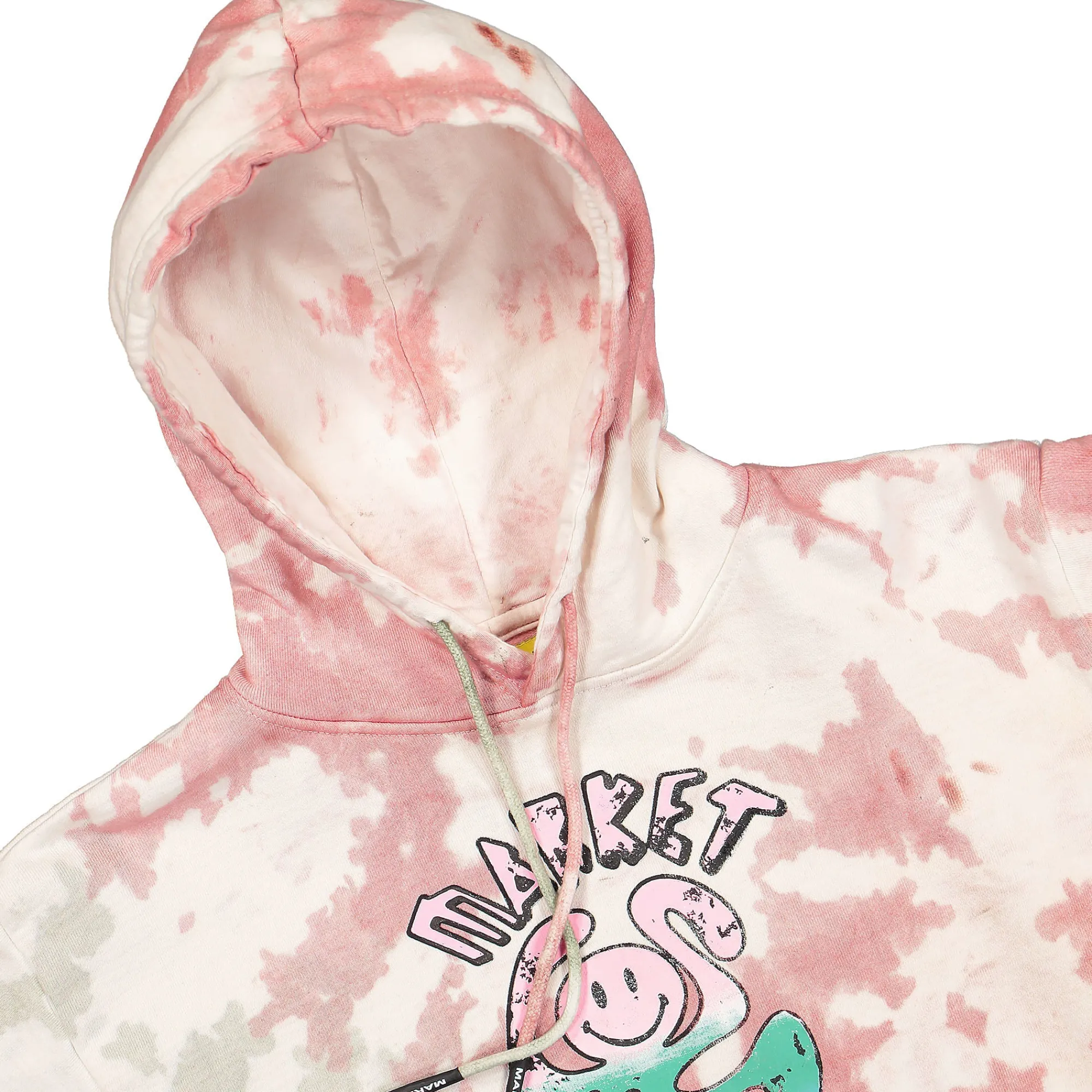 Sweatshirts & Hoodies^Market Smiley Records Angel Sigh Hoodie SandTie-Dye