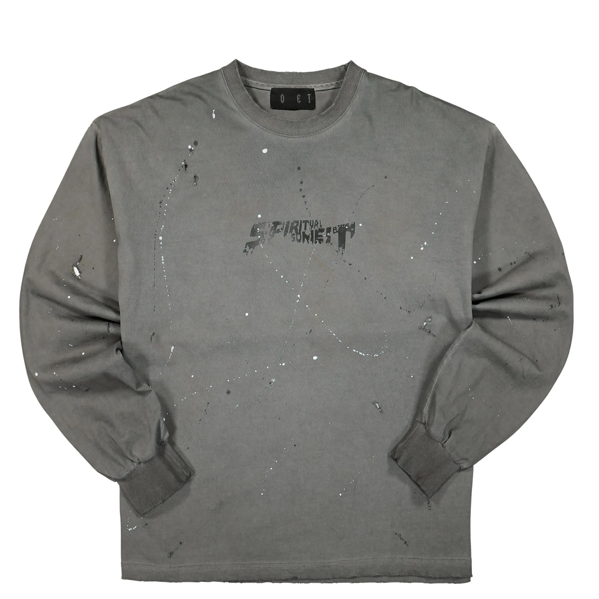 T-Shirts & Long Sleeves^Someit Solver LS Vintage Tee StoneGrey
