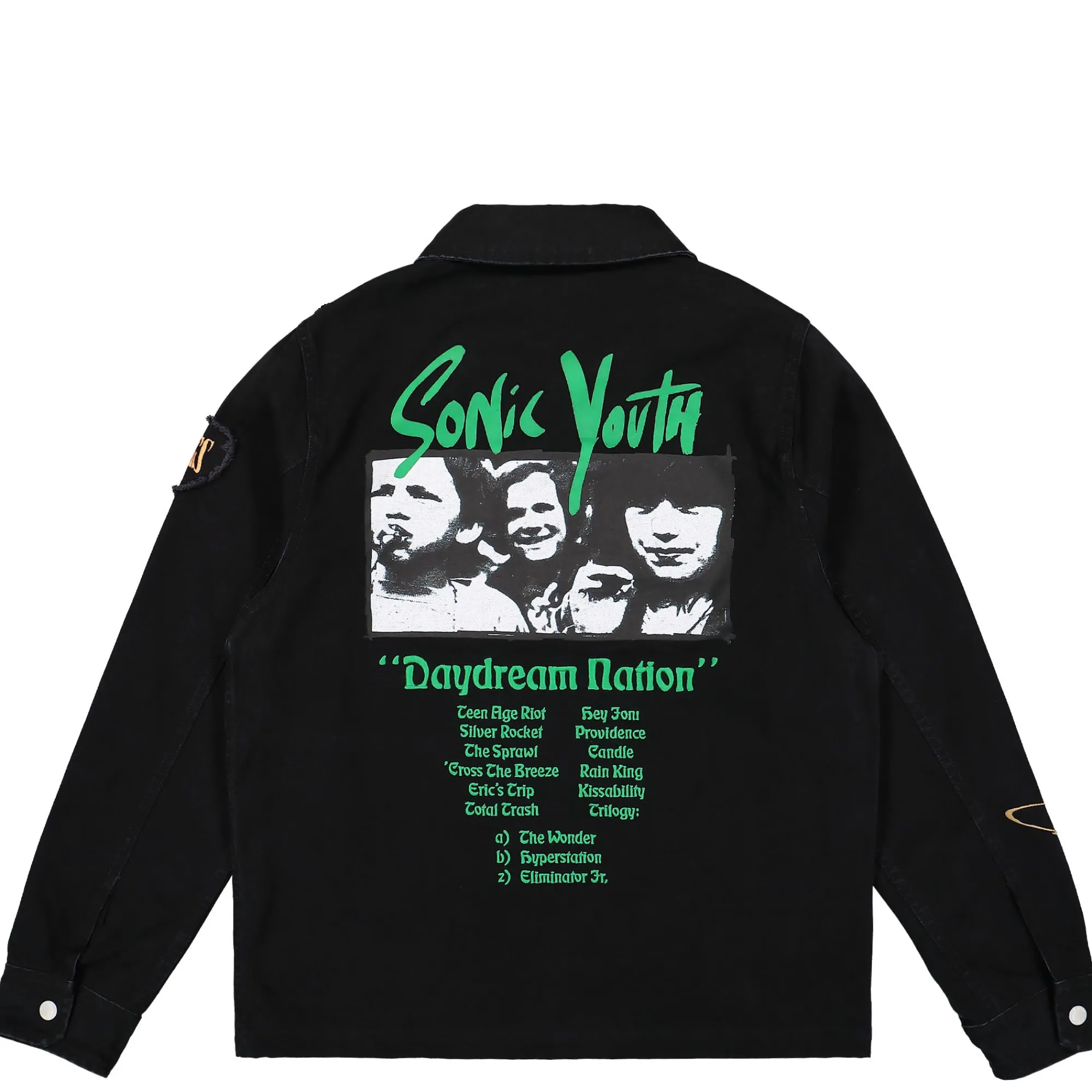 Jackets & Coats^Pleasures Sonic Youth Work Jacket Black