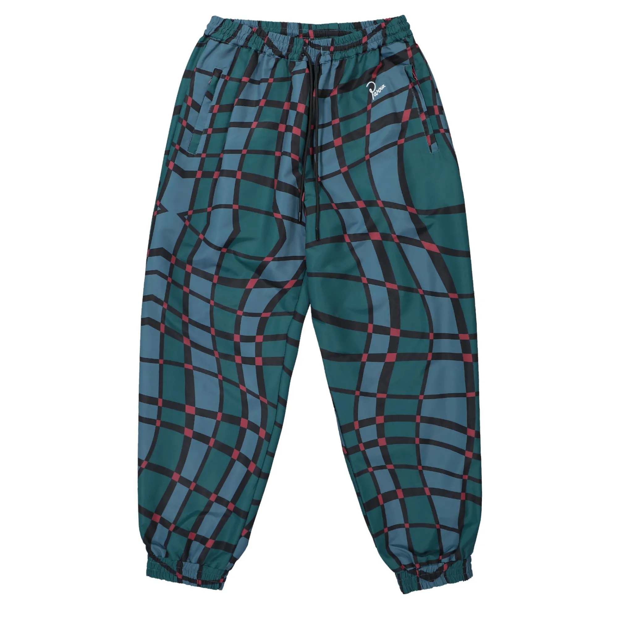 Pants & Shorts^Parra Squared Waves Pattern Track Pants MultiCheck