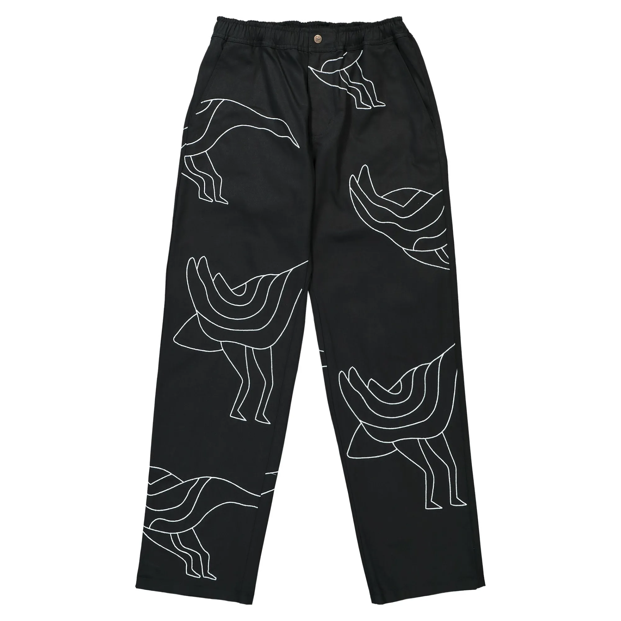 Pants & Shorts^Parra Stitched Up Duck Pants Black