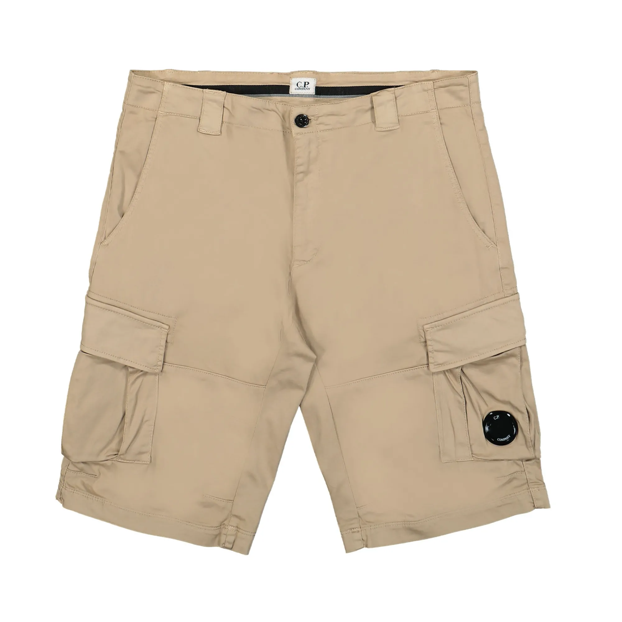 Pants & Shorts^C.P. Company Stretch Sateen Cargo Shorts Cobblestone