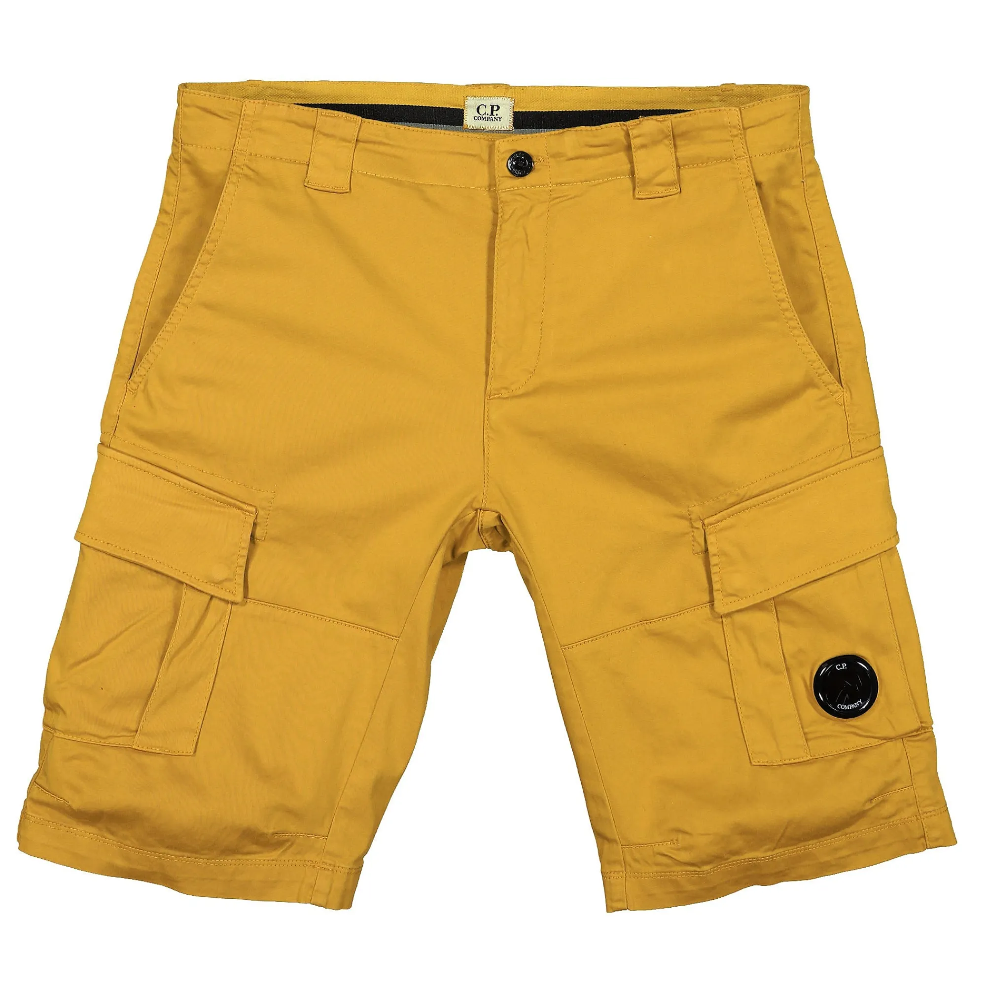 Pants & Shorts^C.P. Company Stretch Sateen Cargo Shorts NuggetGold