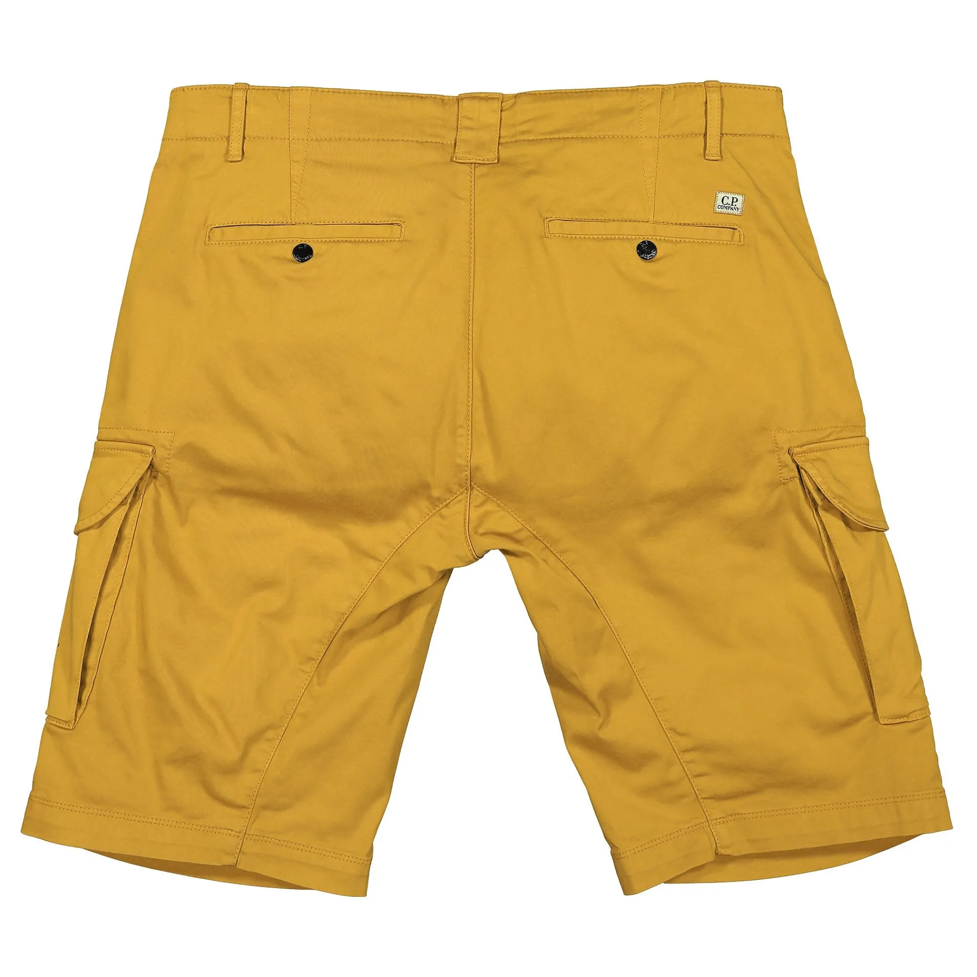 Pants & Shorts^C.P. Company Stretch Sateen Cargo Shorts NuggetGold