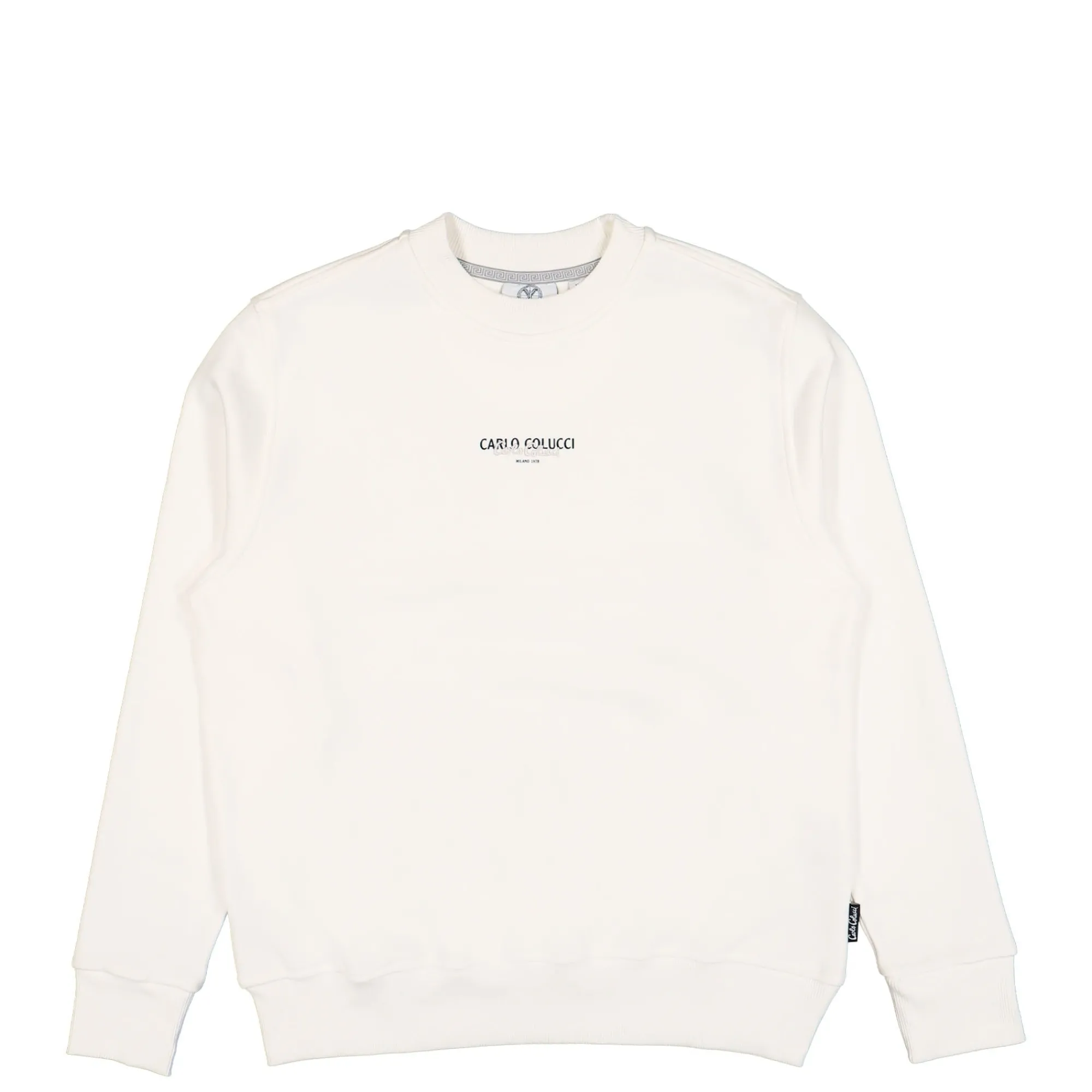 Sweatshirts & Hoodies^Carlo Colucci Sweatshirt Basic Line White