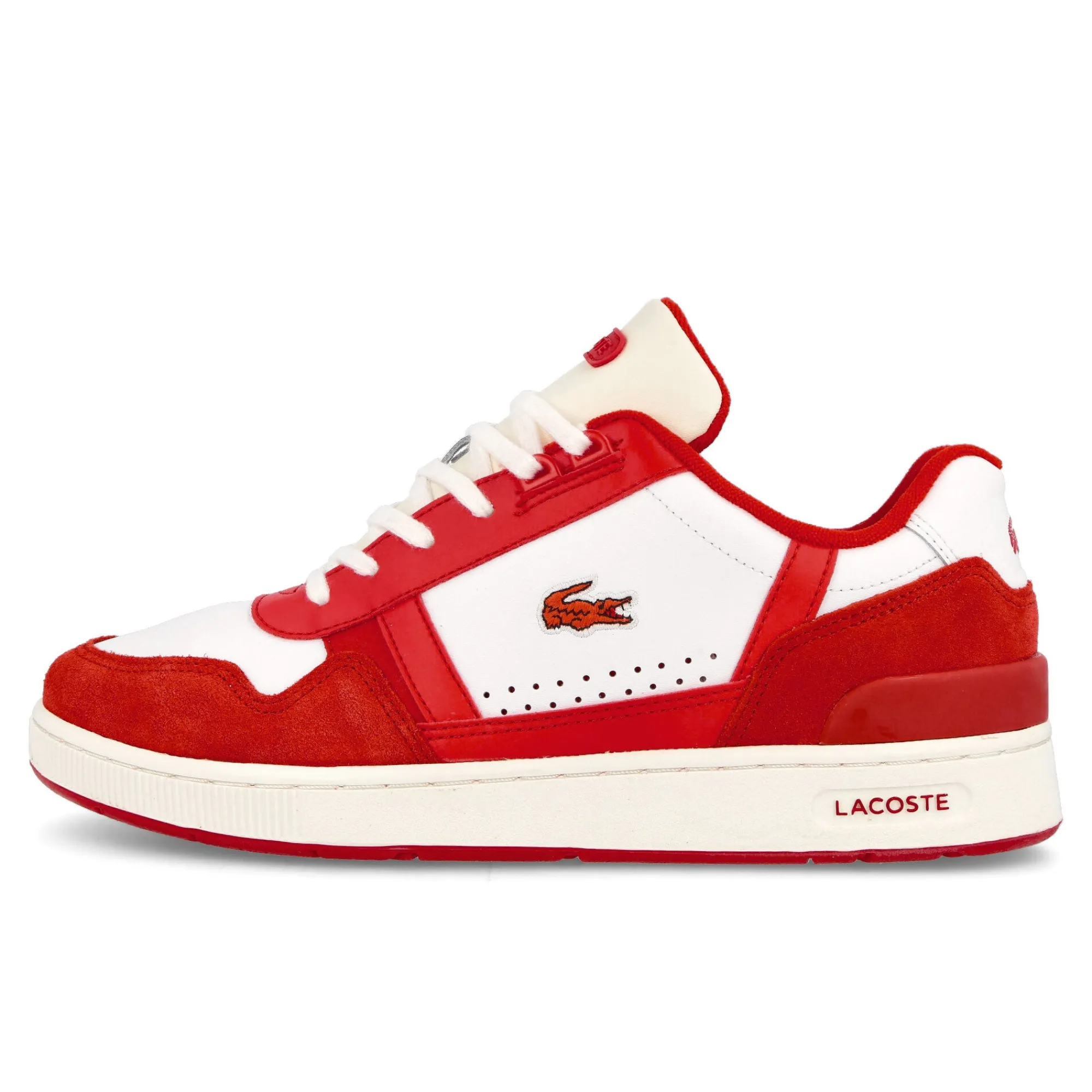 Low Tops^Lacoste T-Clip 123 5 SMA White-Red