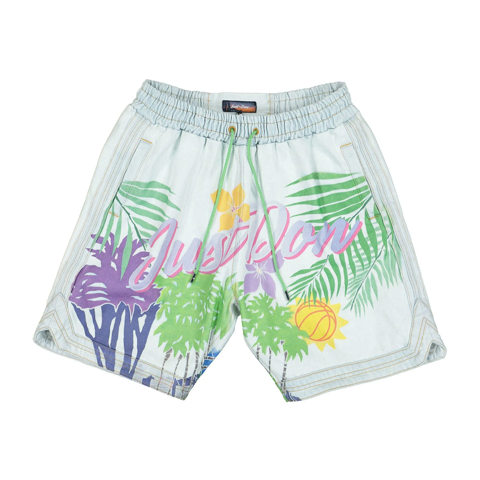 Pants & Shorts^Just Don The Islanders Hawaii Short LightBlue