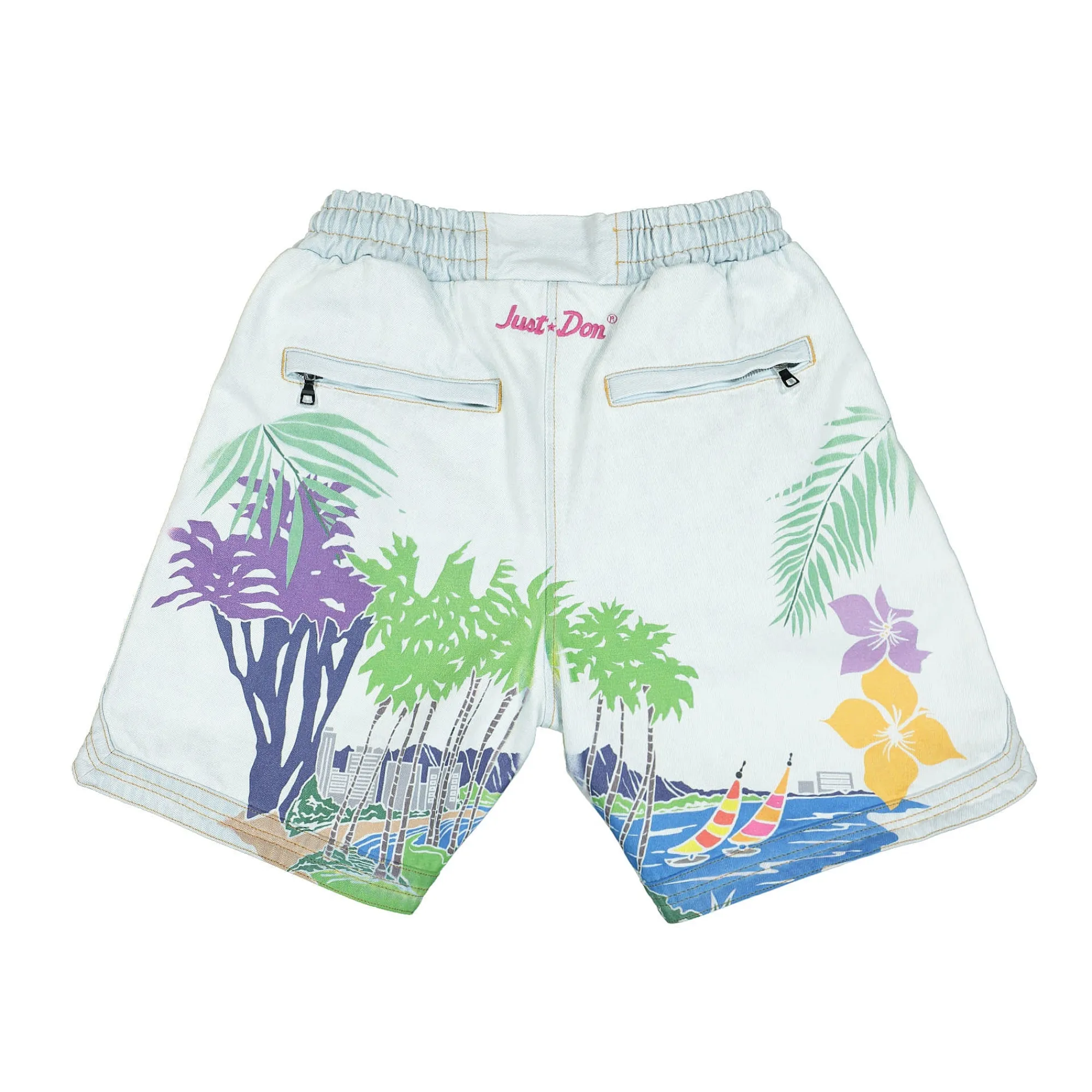 Pants & Shorts^Just Don The Islanders Hawaii Short LightBlue