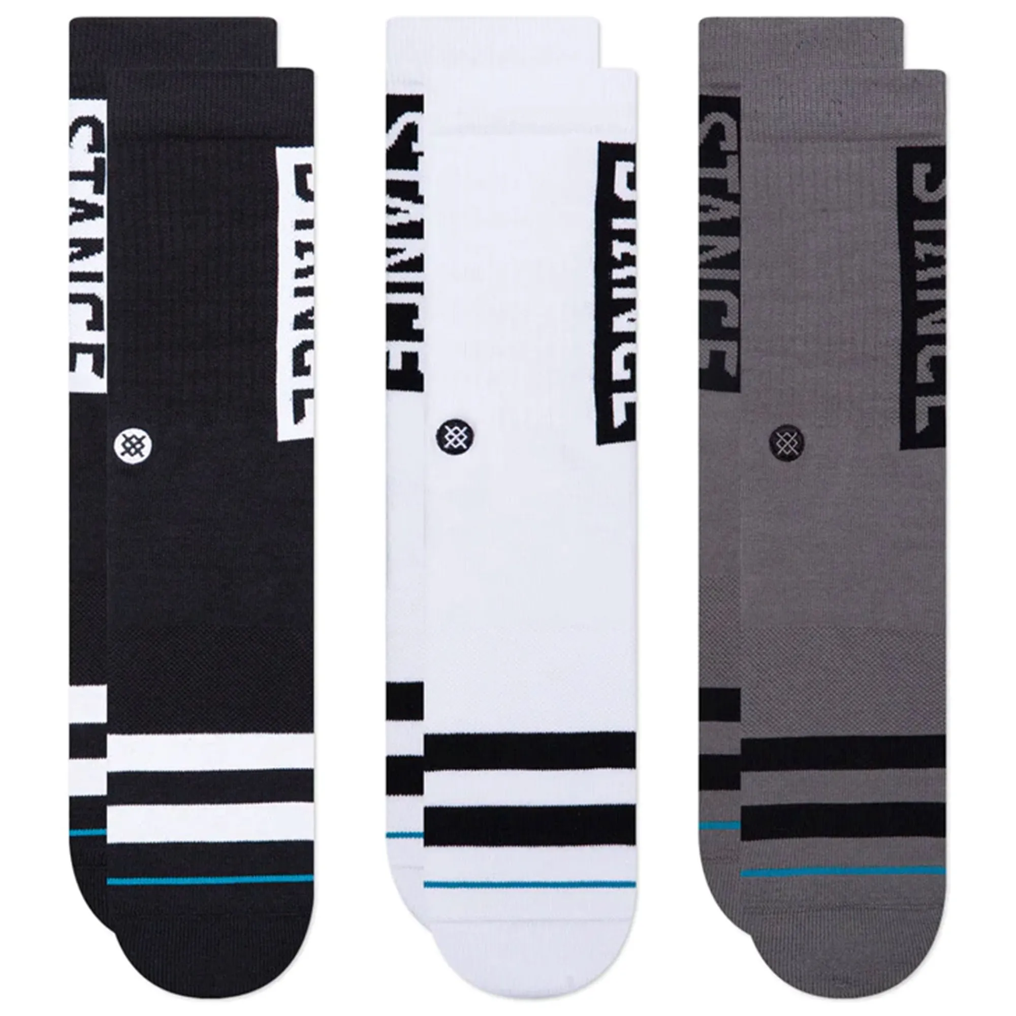 Socks & Underwear | Socks & Underwear^Stance The OG 3 Pack Socks Black/White