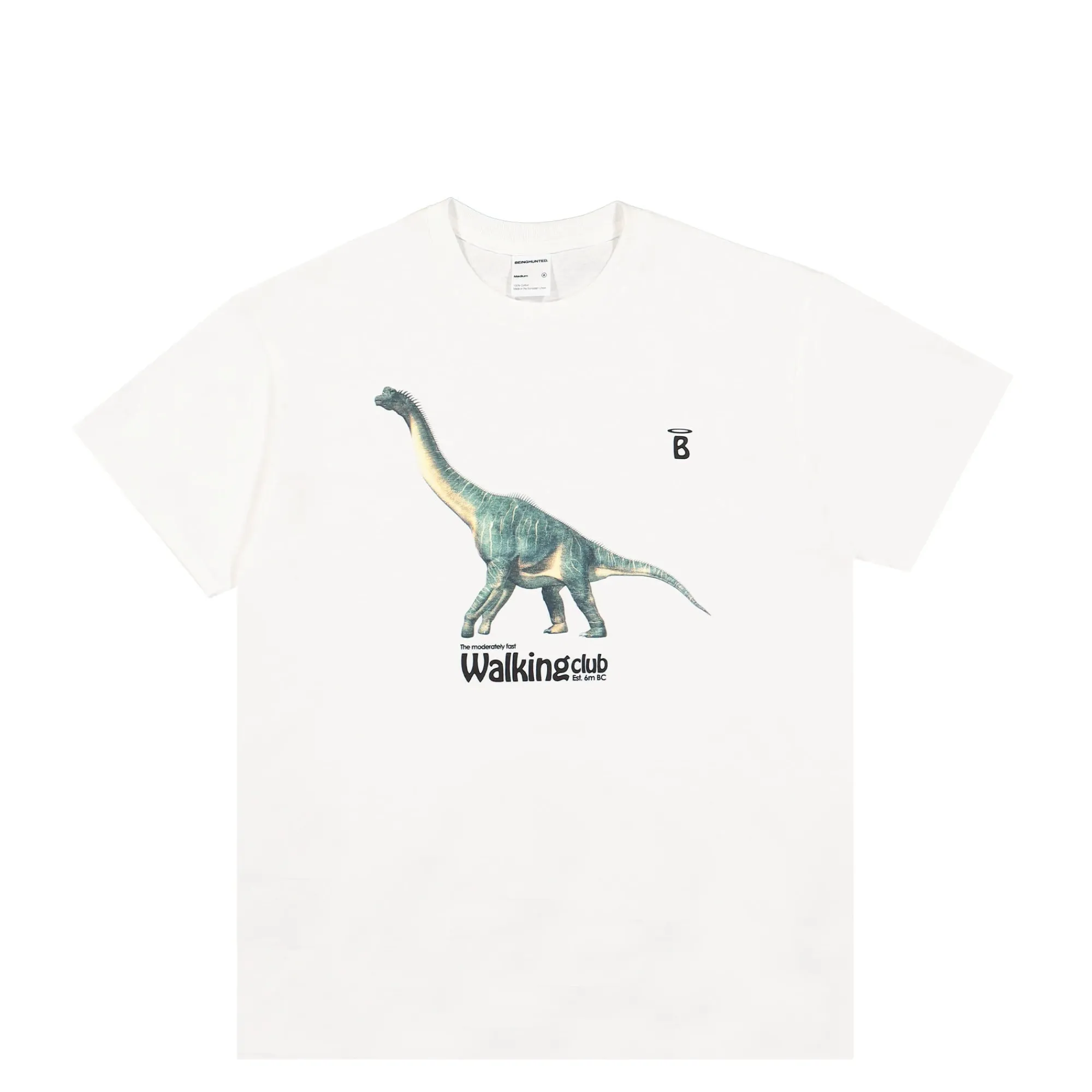 T-Shirts & Long Sleeves^Beinghunted The Walking Club Dino T-Shirt White