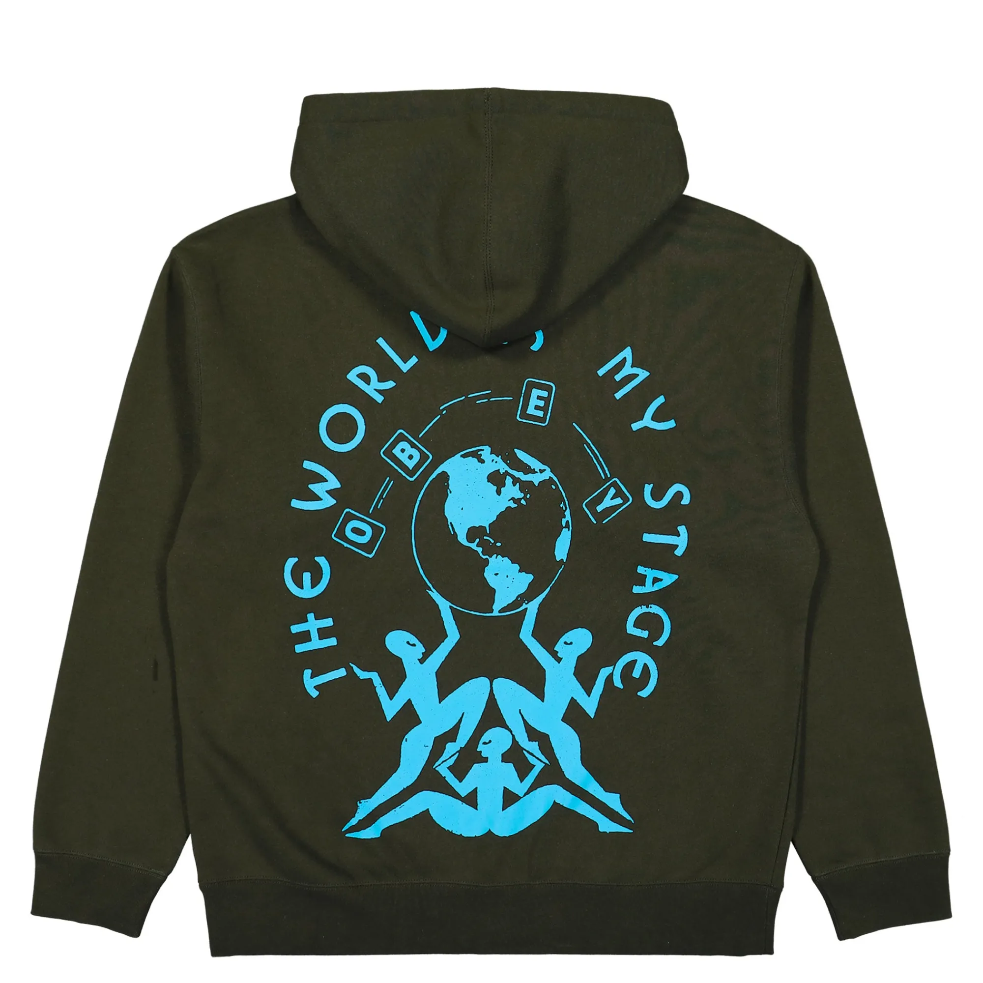 Sweatshirts & Hoodies^Obey The World Is My Stage Hoodie Rosin