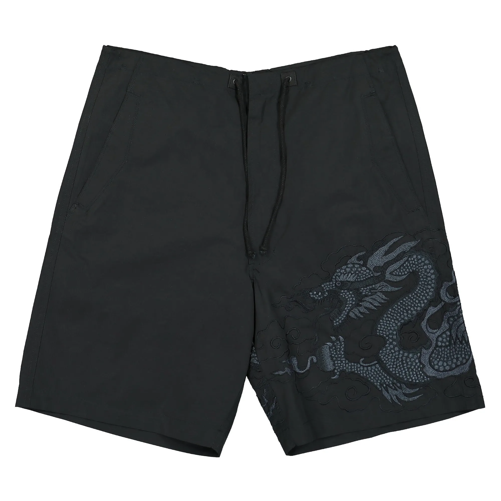 Pants & Shorts^Maharishi Tibetan Dragon U.S. Snoshorts Black