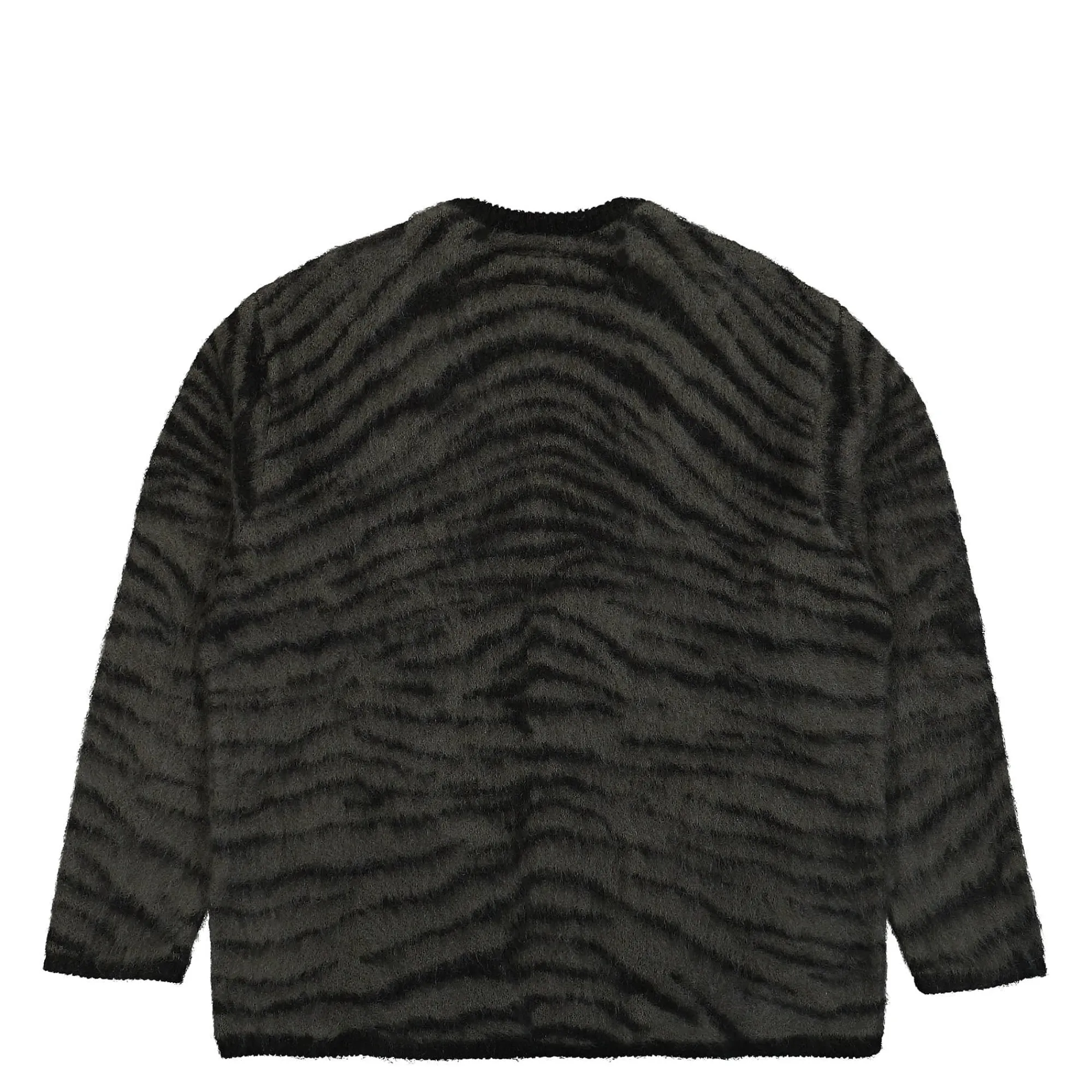 Sweatshirts & Hoodies^Neighborhood Tiger Pattern Mohair Cardigan Black