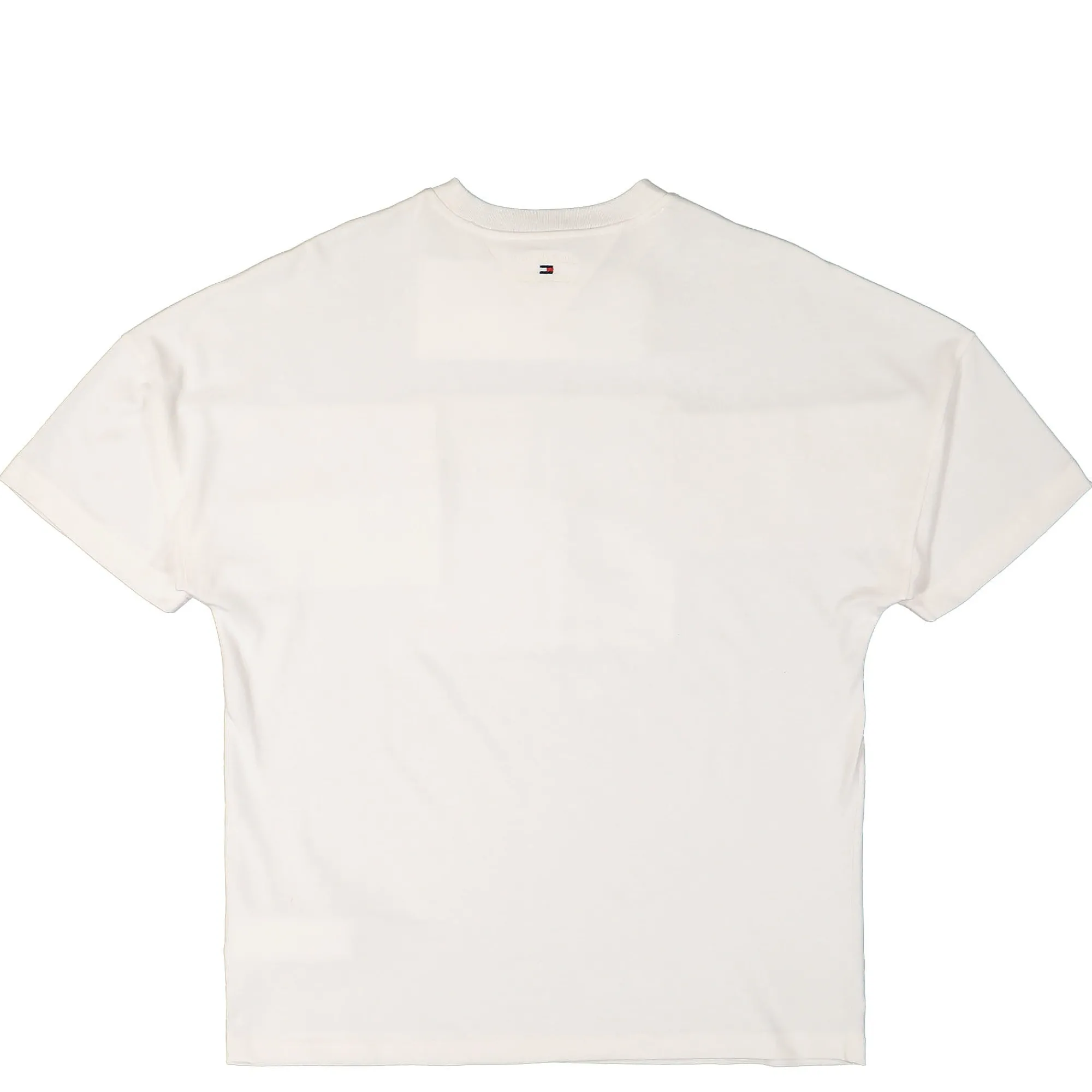 T-Shirts & Long Sleeves^Tommy Jeans TJCU Split Hem Tommy Tee AncientWhite