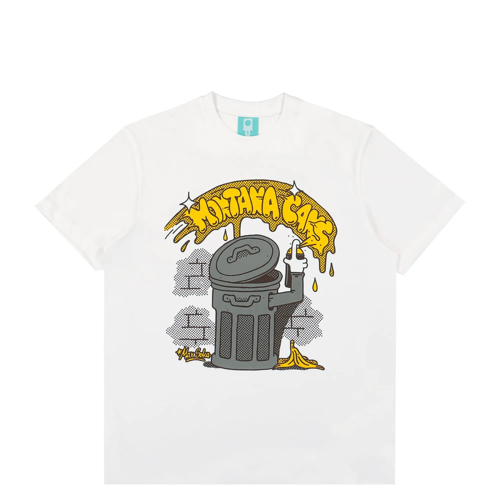 Textile & Gear | T-Shirts & Long Sleeves^Montana Trash Can By Max Solca T-Shirt White