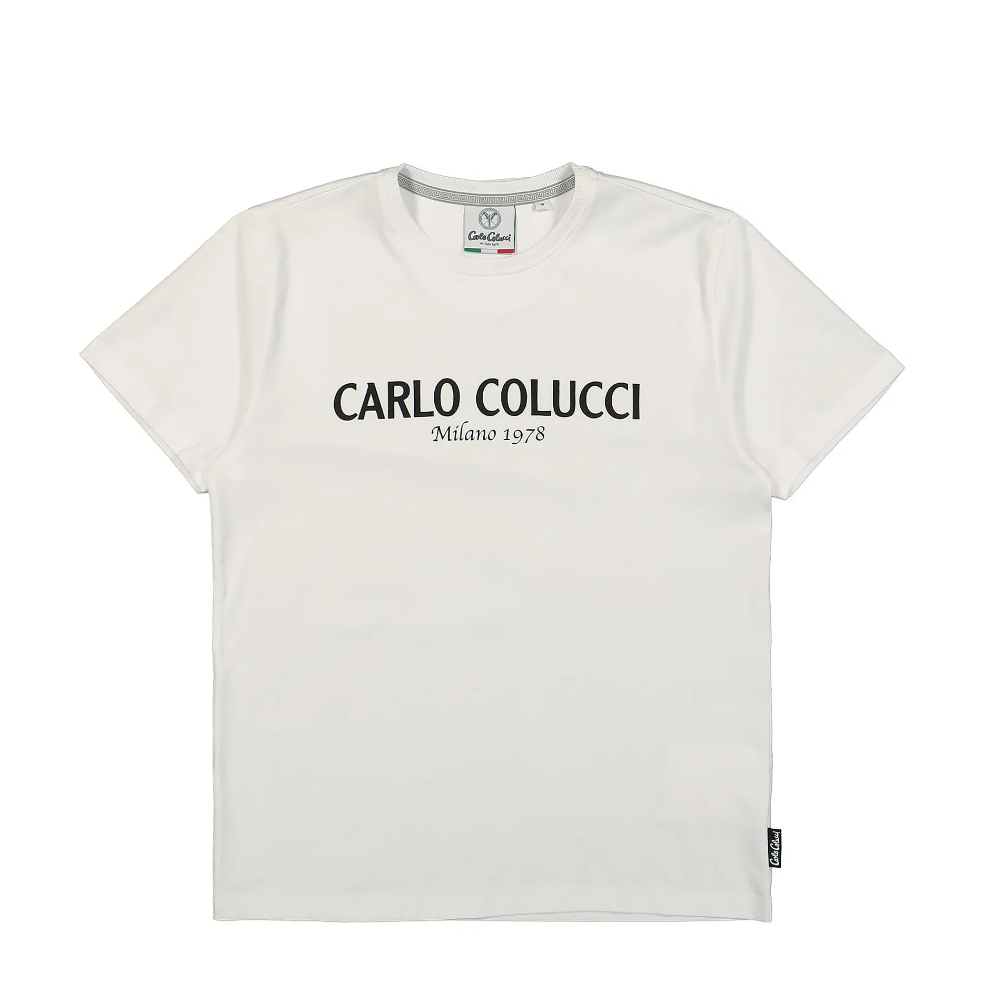 T-Shirts & Long Sleeves^Carlo Colucci T-Shirt White/Black