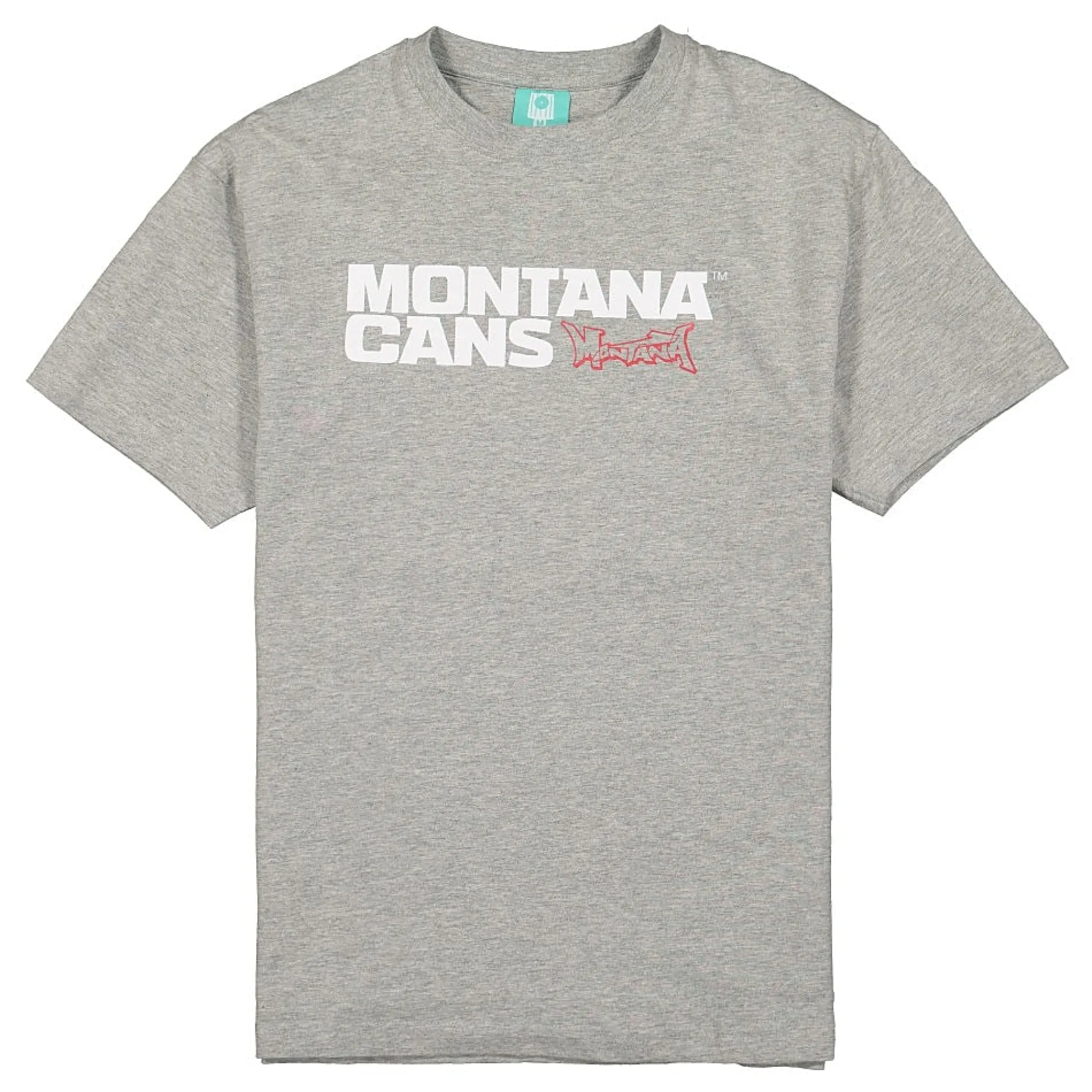 Textile & Gear | T-Shirts & Long Sleeves^Montana T-Shirt Typo + Logo Grey