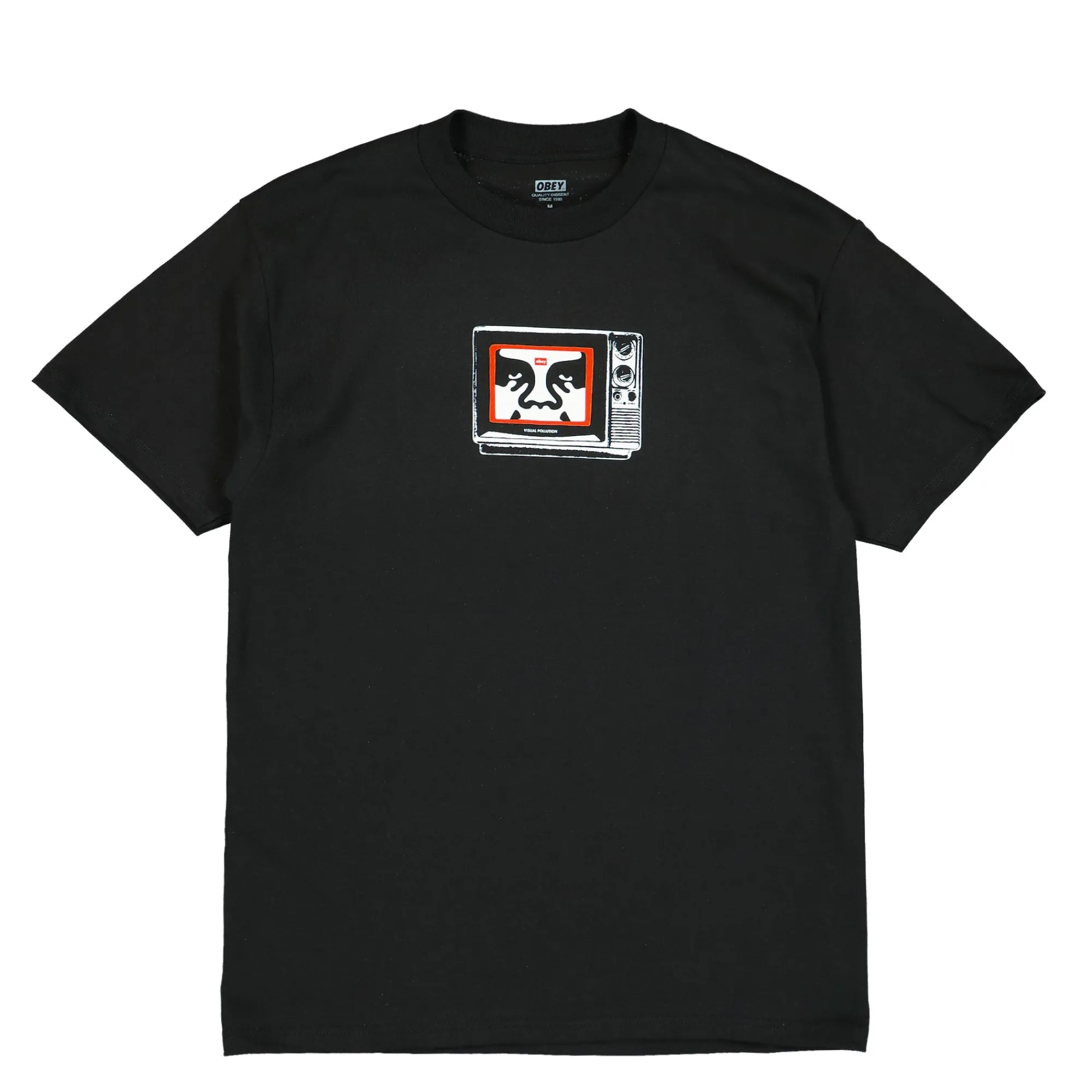 T-Shirts & Long Sleeves^Obey TV T-Shirt Black