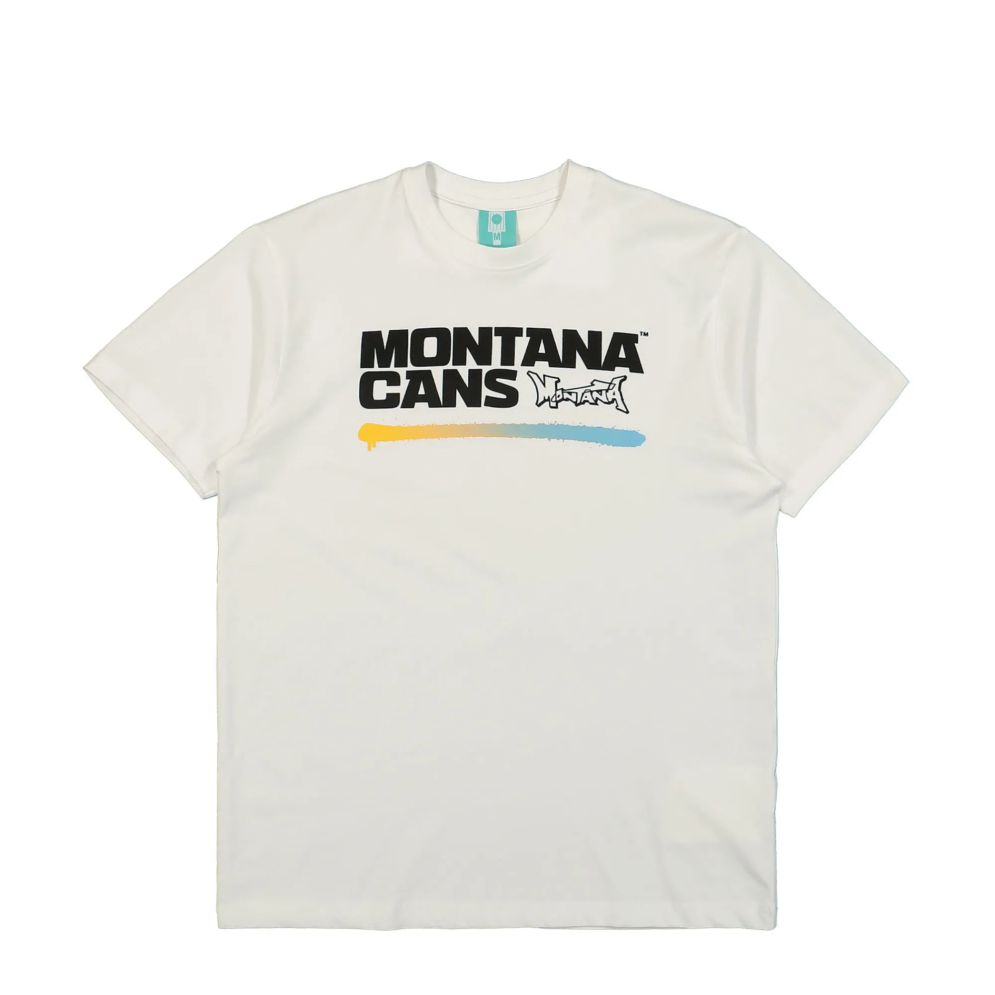 T-Shirts & Long Sleeves^Montana Typo Logo Line T-Shirt White