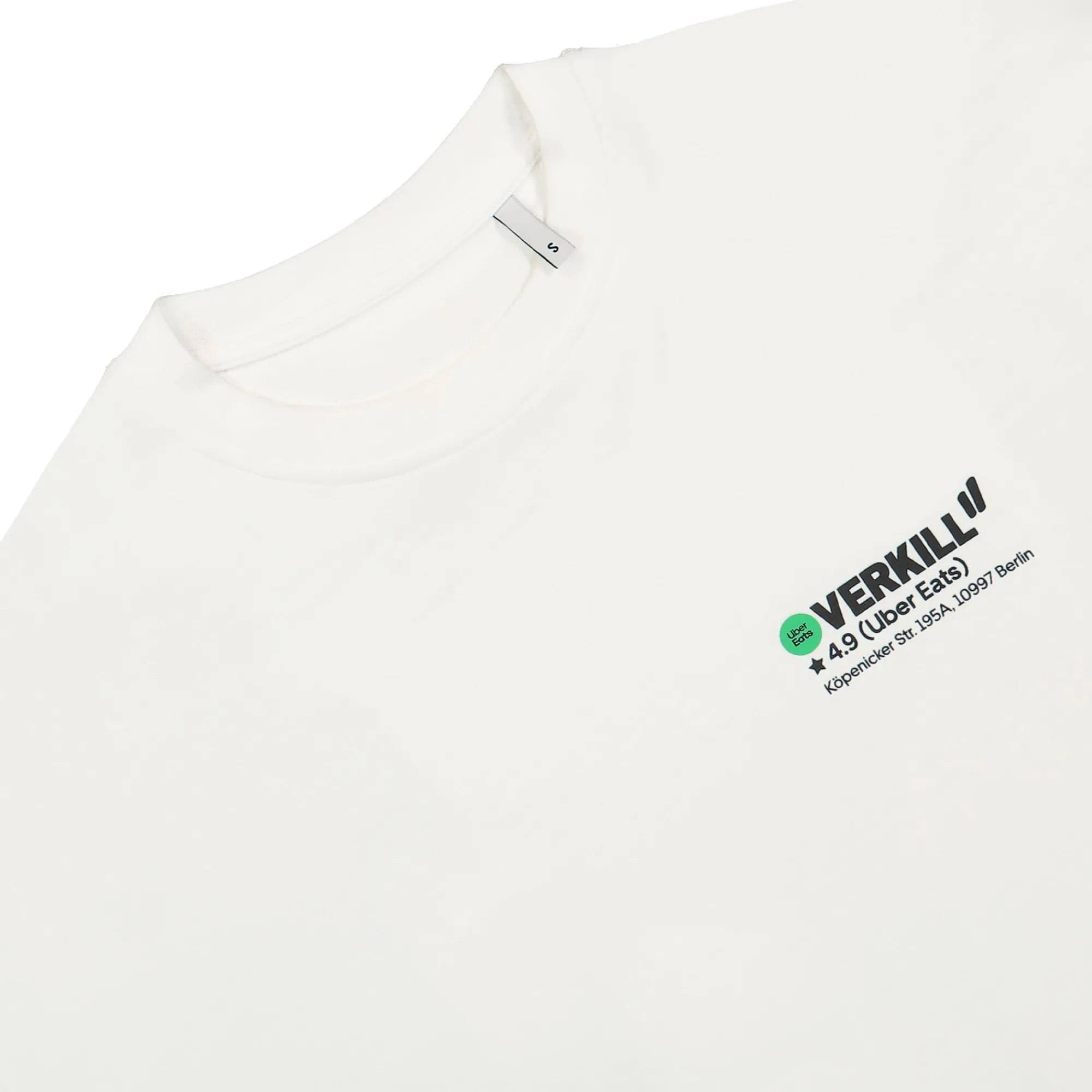 T-Shirts & Long Sleeves | T-Shirts & Long Sleeves^Overkill Uber Eats Delivery Map Tee White