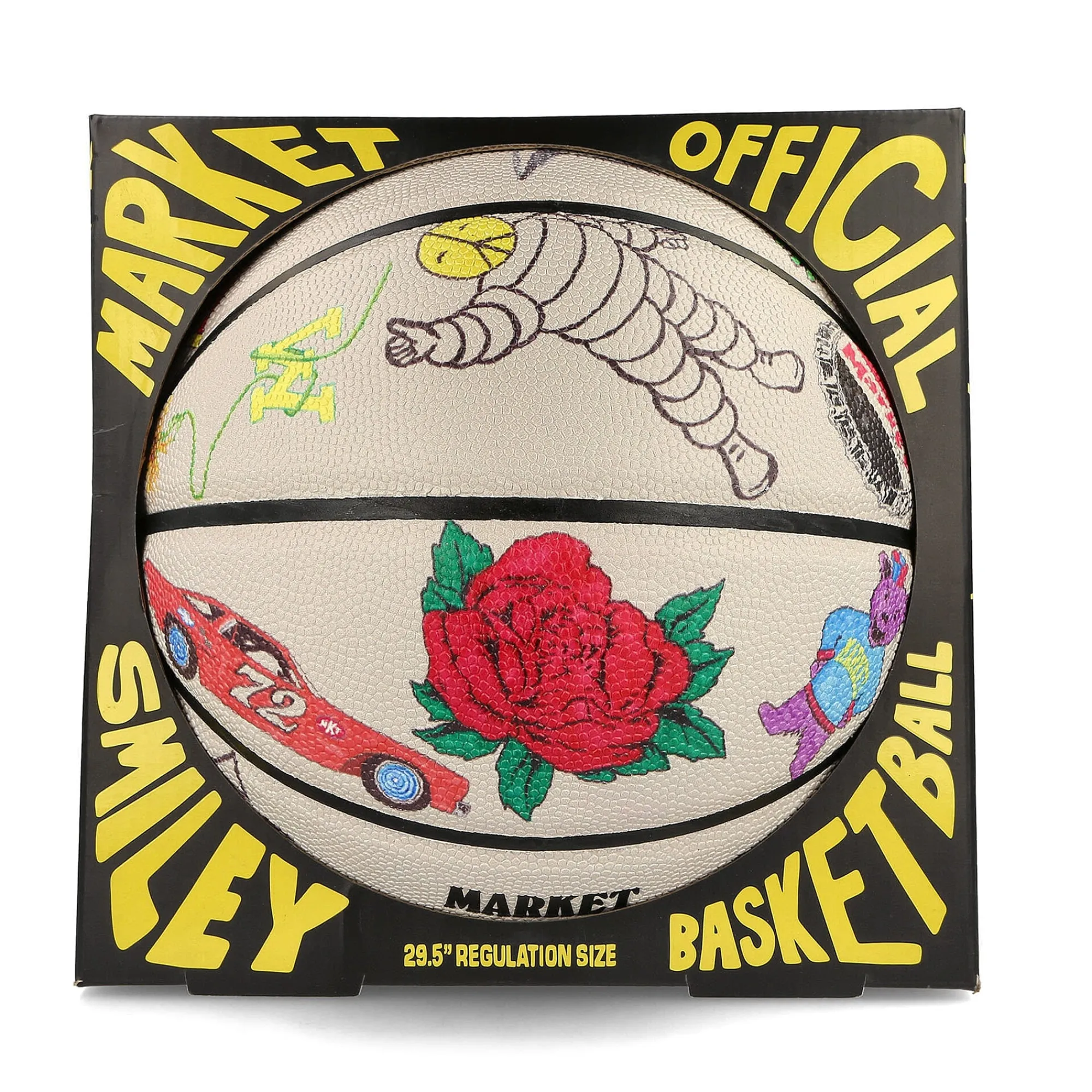 Sports Equipment | Sports Equipment^Market Varsity Hand-Drawn Basketball Cream