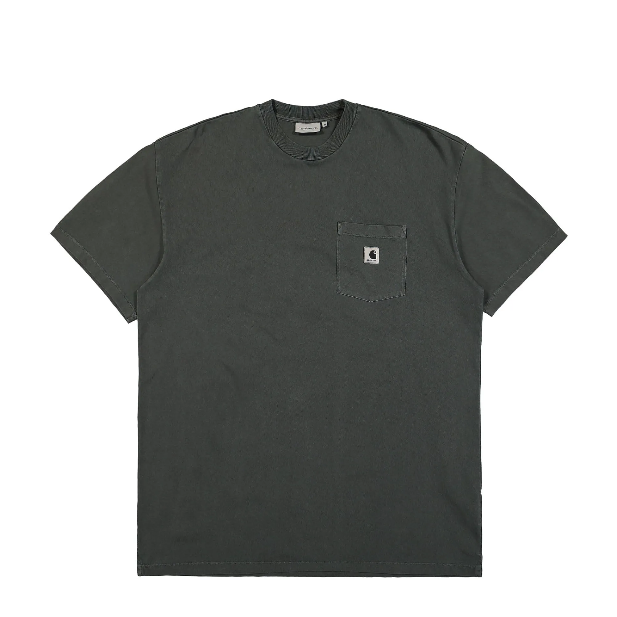 T-Shirts & Long Sleeves^Carhartt WIP W S/S Nelson Grand T-Shirt CharcoalGarmentDyed